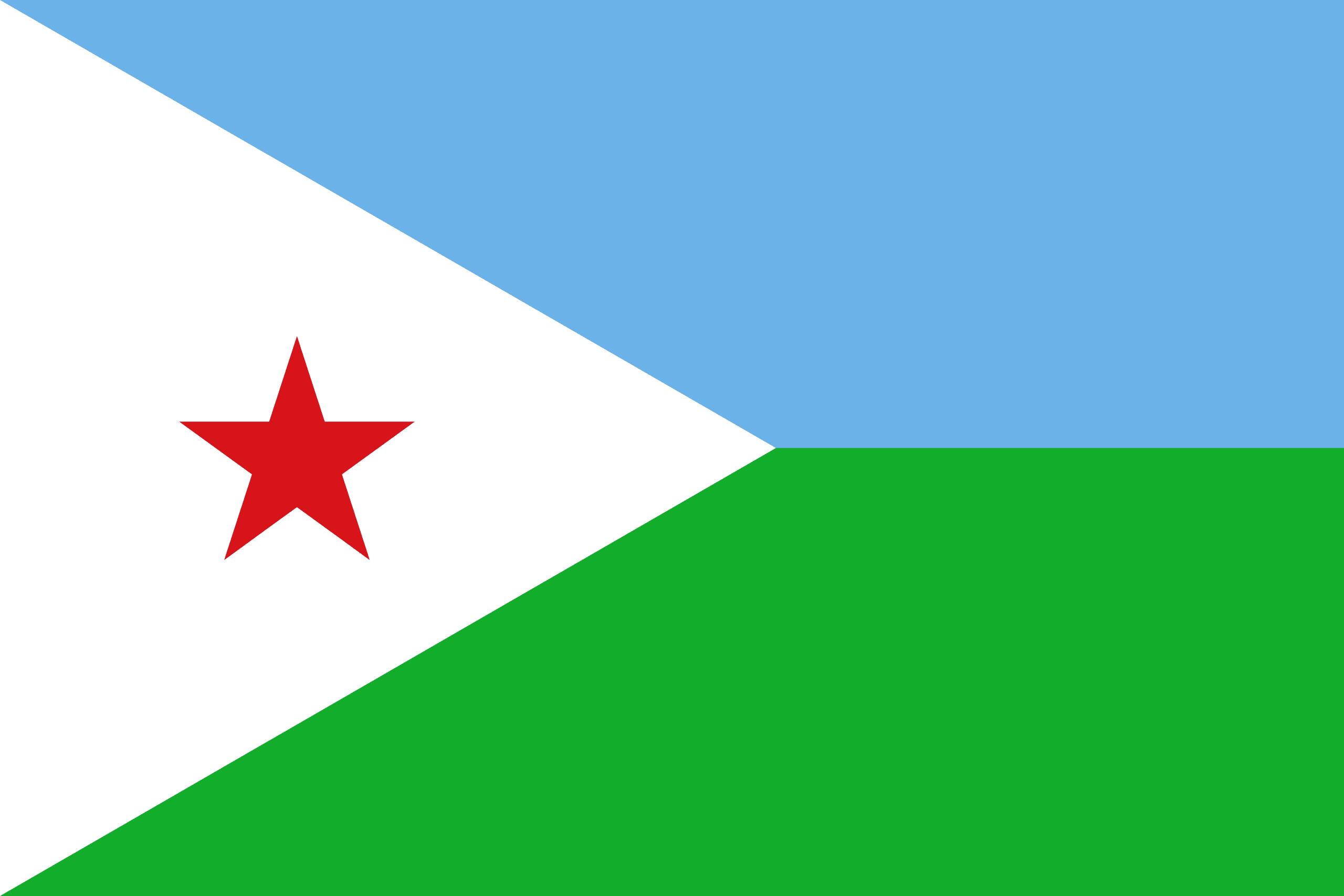 2560x1707 Download Flag of Djibouti image