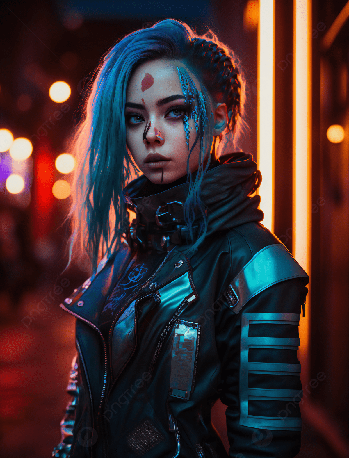 Cyberpunk Portrait Wallpapers - Top Free Cyberpunk Portrait Backgrounds ...