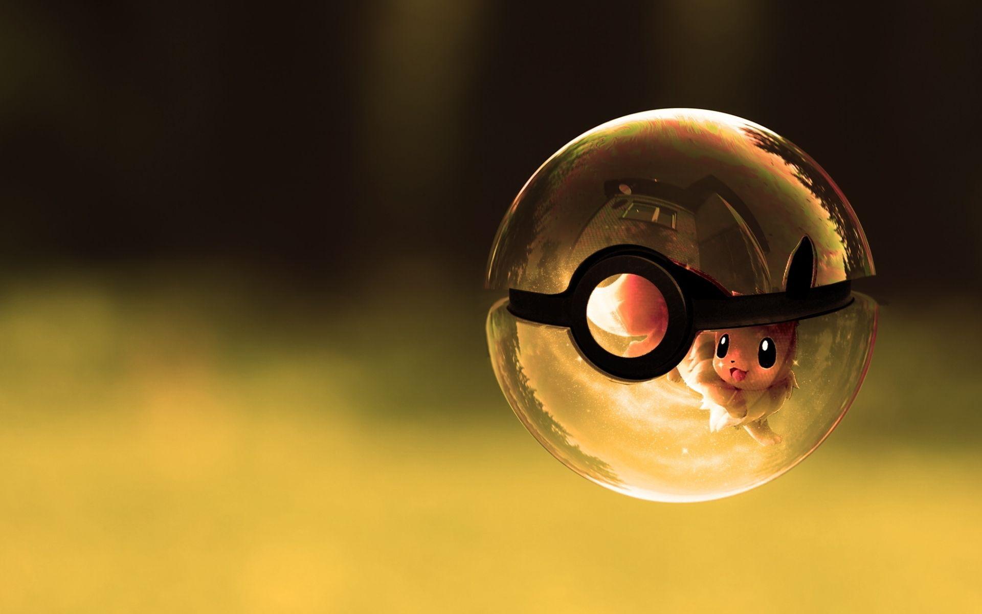 Hình nền Pokemon 3D 1920x1200.  Hình ảnh hình nền quả bóng Pokemon