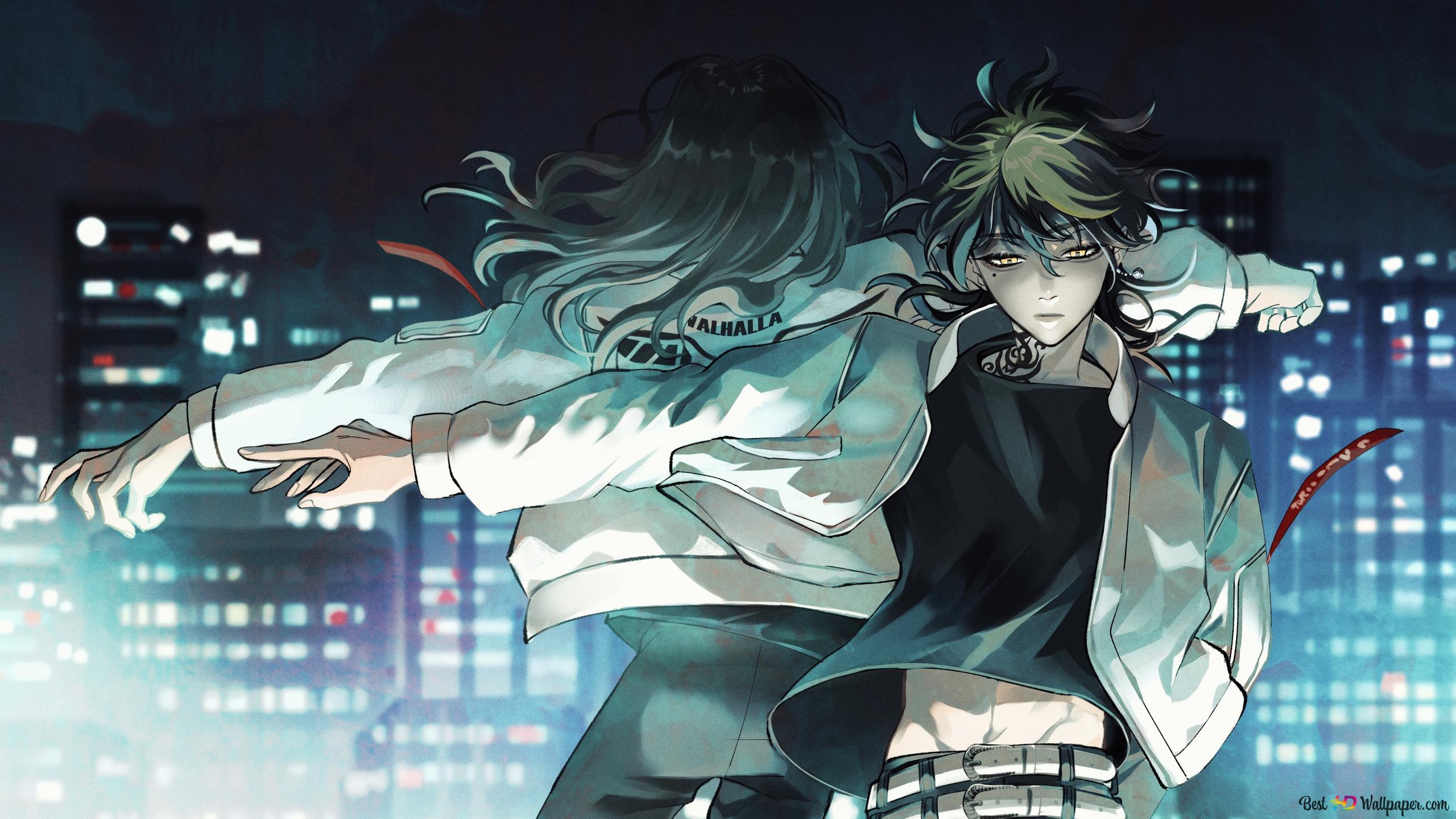 2560x1440 Tokyo revengers kazutora hanemiya and keisuke baji 4K wallpaper download