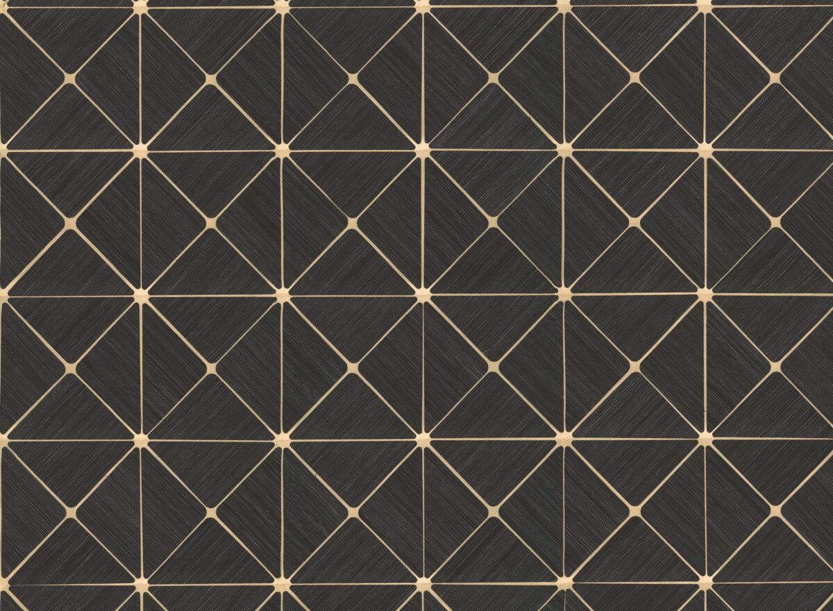 1200x880 GM7507 Dazzling Diamond Sisal Geometric Wallpaper, Gold