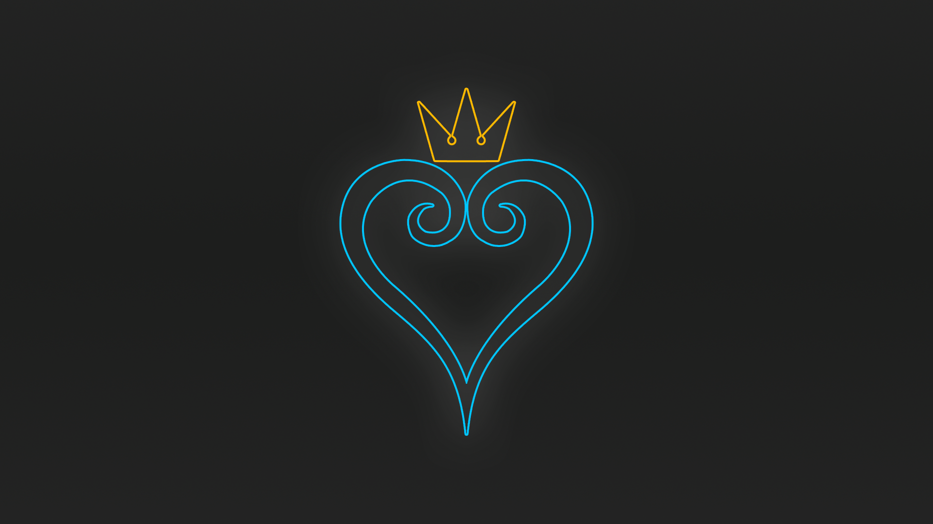 1920x1080 Kingdom Hearts Heart Crown hình nền [1920x1080]