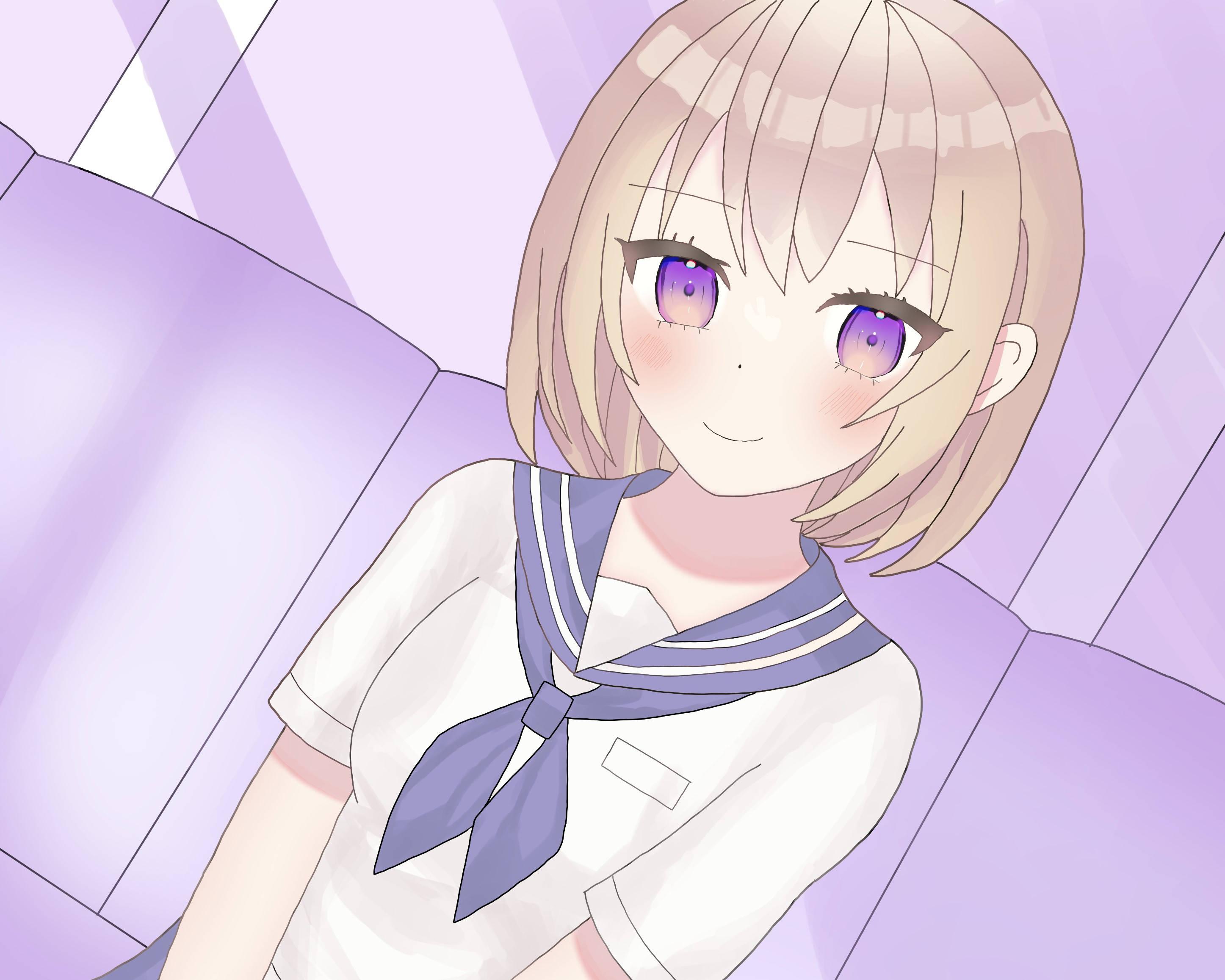 2893x2314 Download Sachi In Purple A Couple Of Cuckoos Wallpaper