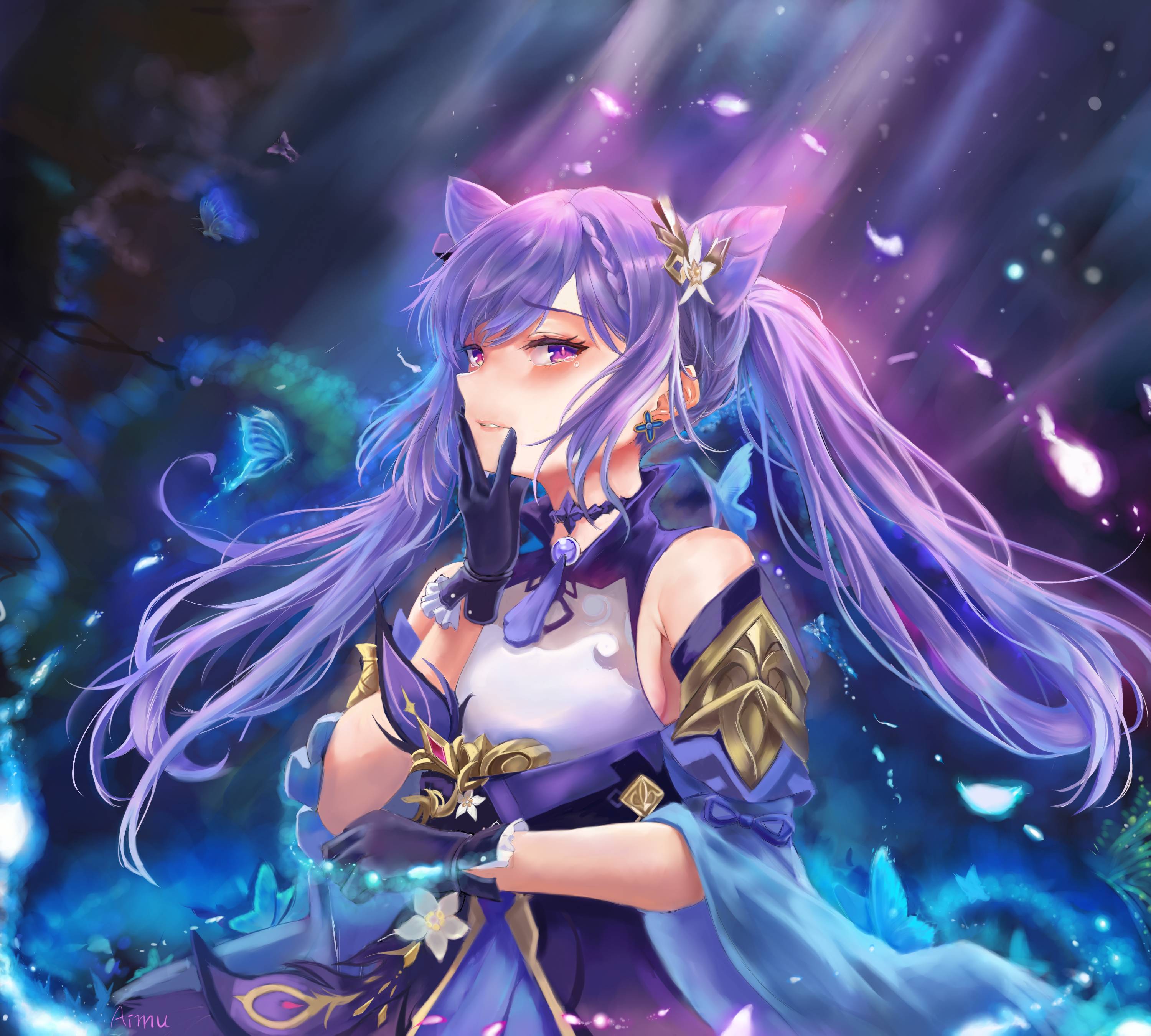 3000x2700 Keqing HD Genshin Impact Wallpaper, HD Games 4K Wallpaper, Image and Background