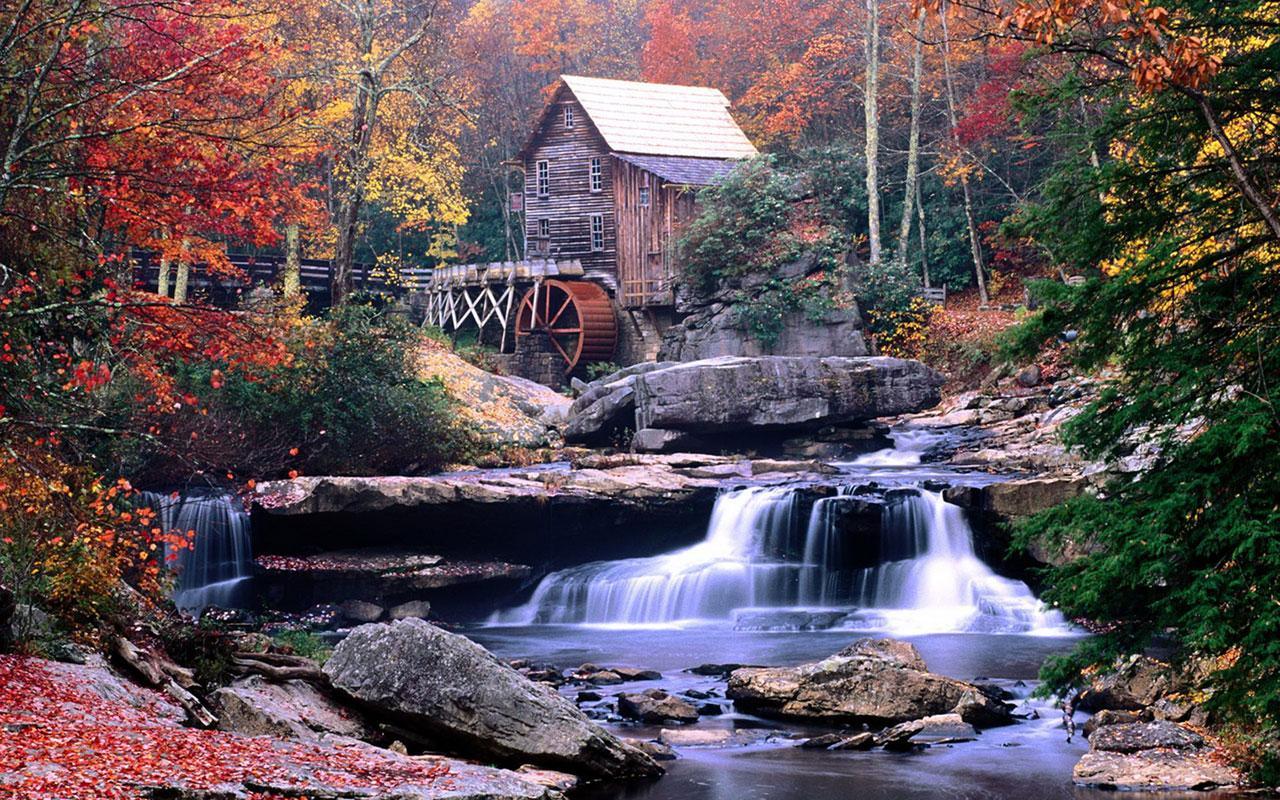 1280x800 Old Mill Wallpaper