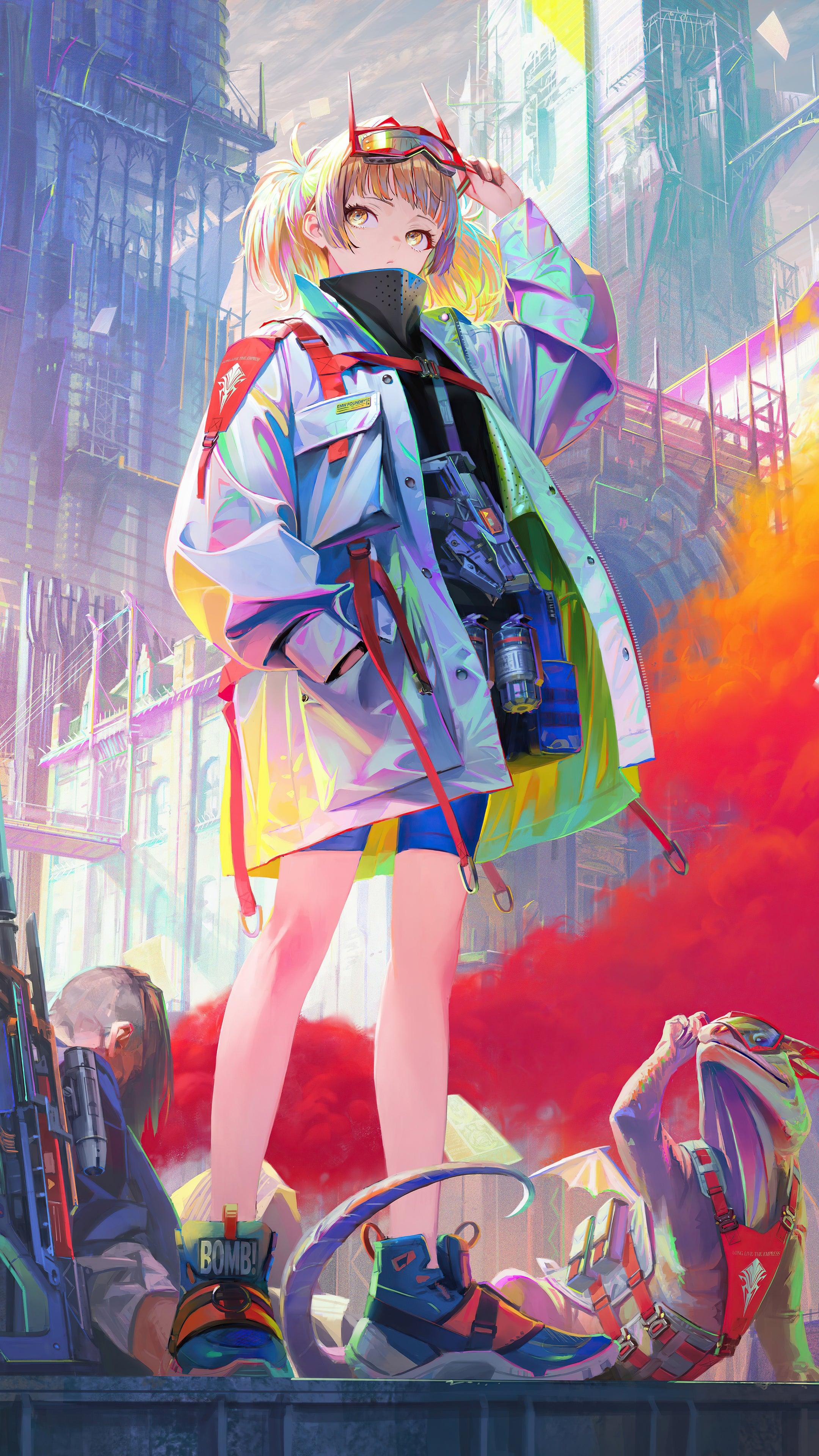 2160x3840 Wallpaper Anime Banner, Anime, Sleeve, Fan Art, Kawaii, Background Free Image