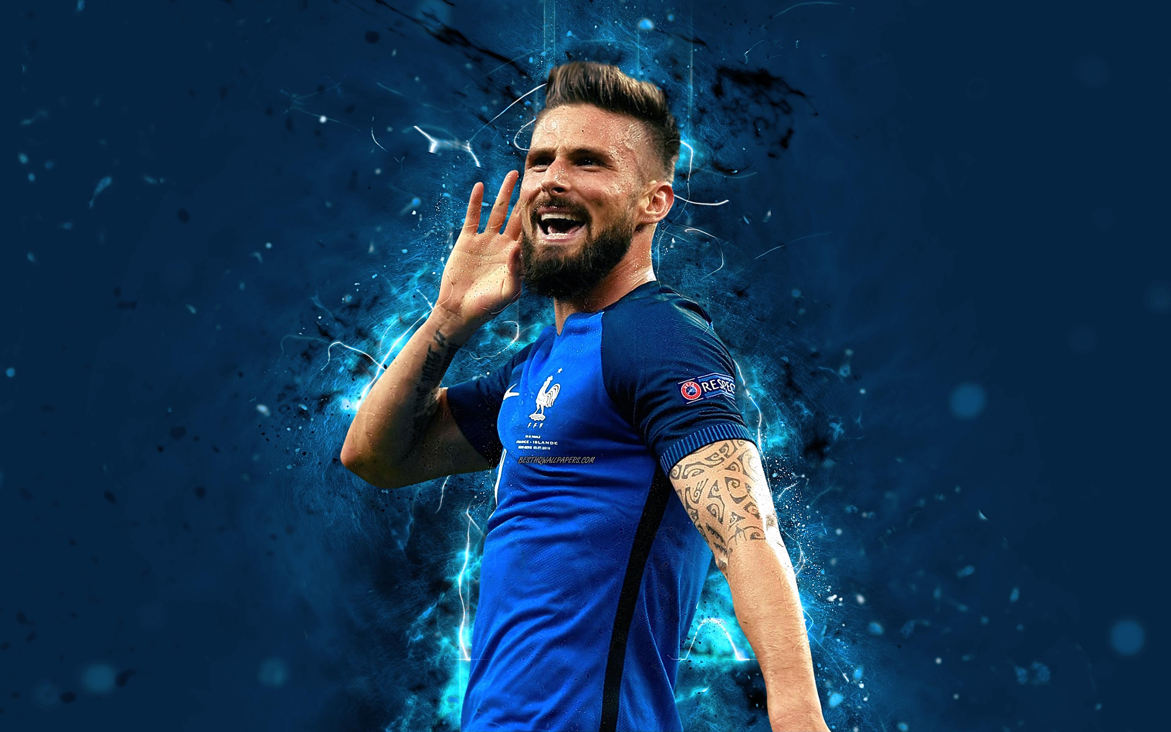 3840x2400 Olivier Giroud 4k Ultra HD Wallpaper