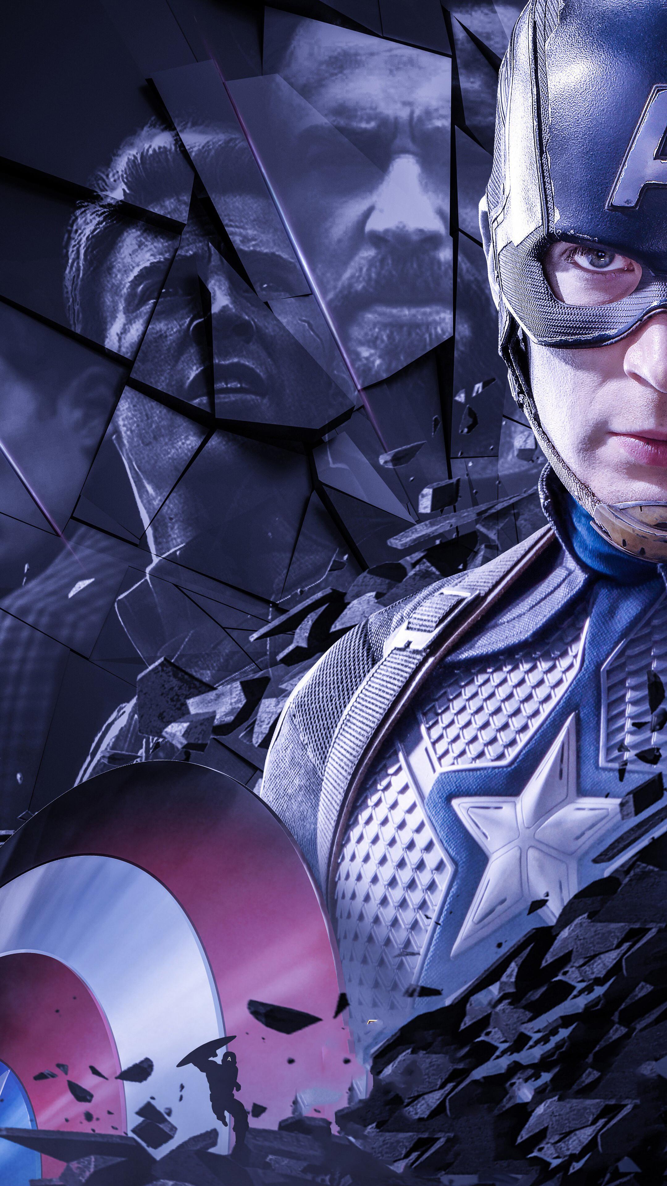 2160x3840 Captain America, Avengers Endgame, 4k Gallery HD Wallpaper