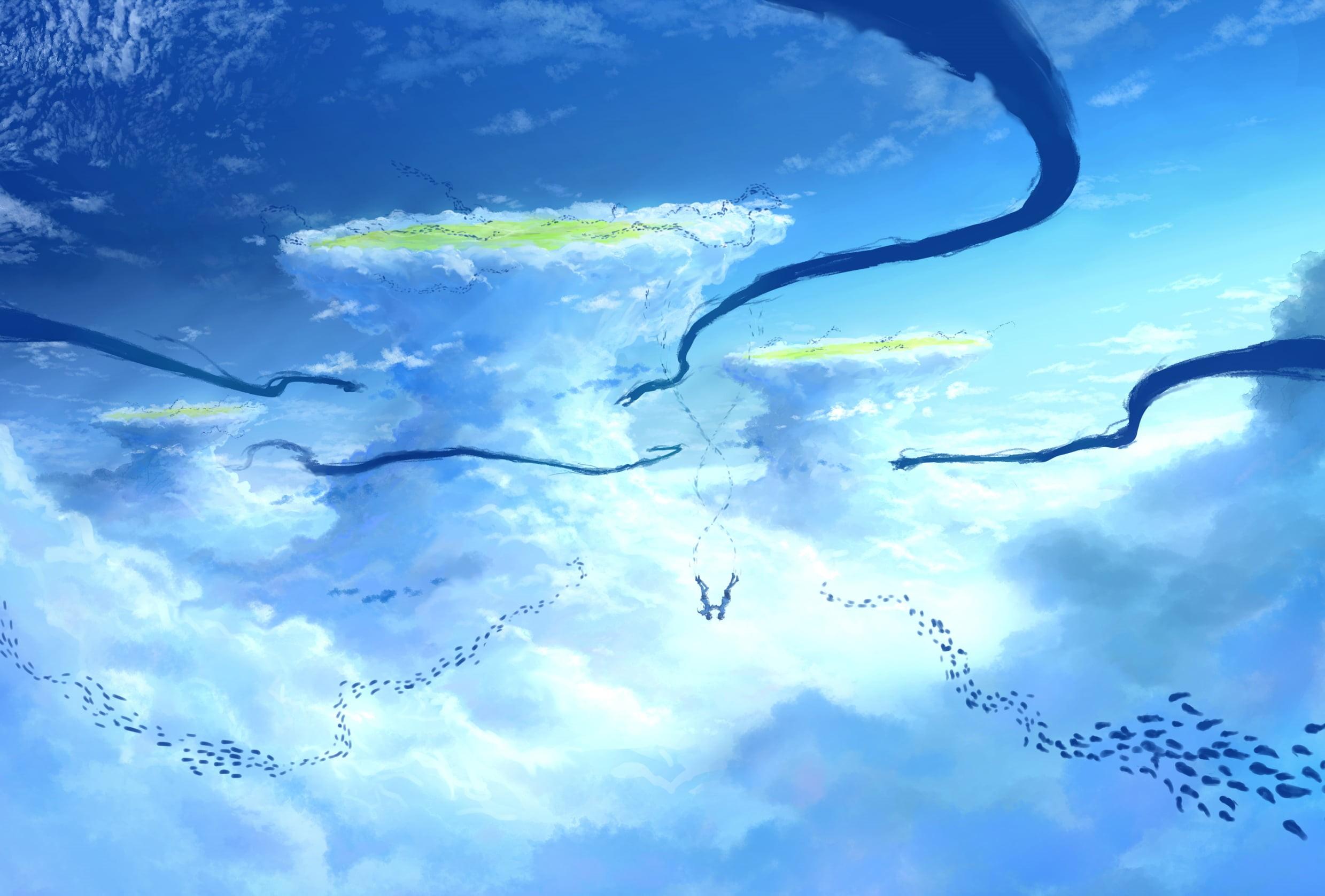 2479x1677 Wallpaper / 1080P, Tenki no Ko, Hodaka Morishima, Hina Amano, sue, anime free download
