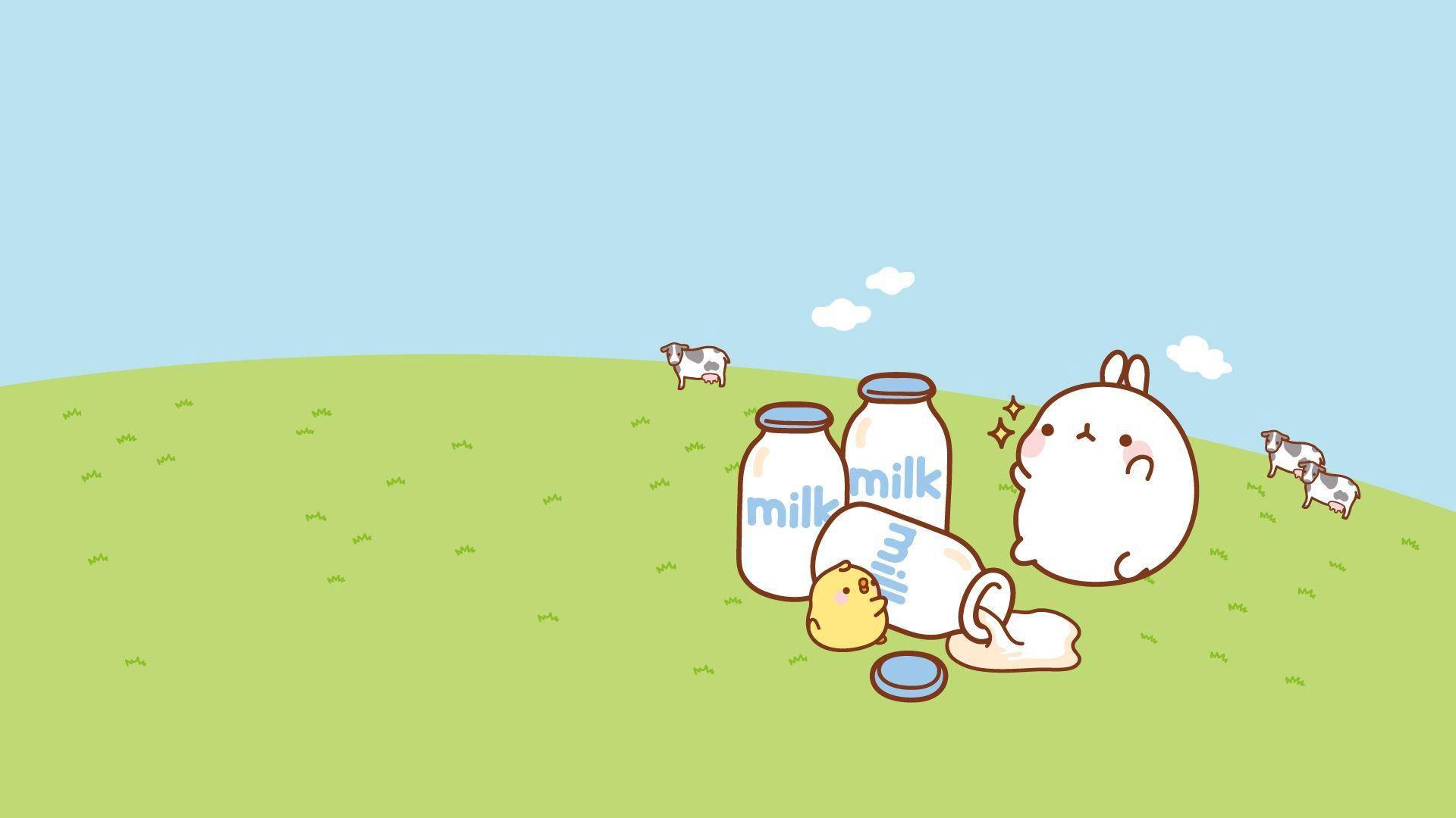 Molang Desktop Wallpapers Top Free Molang Desktop Backgrounds Wallpaperaccess