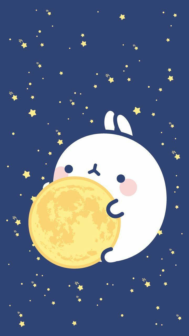 720x1280 Cute Molang Wallpaper