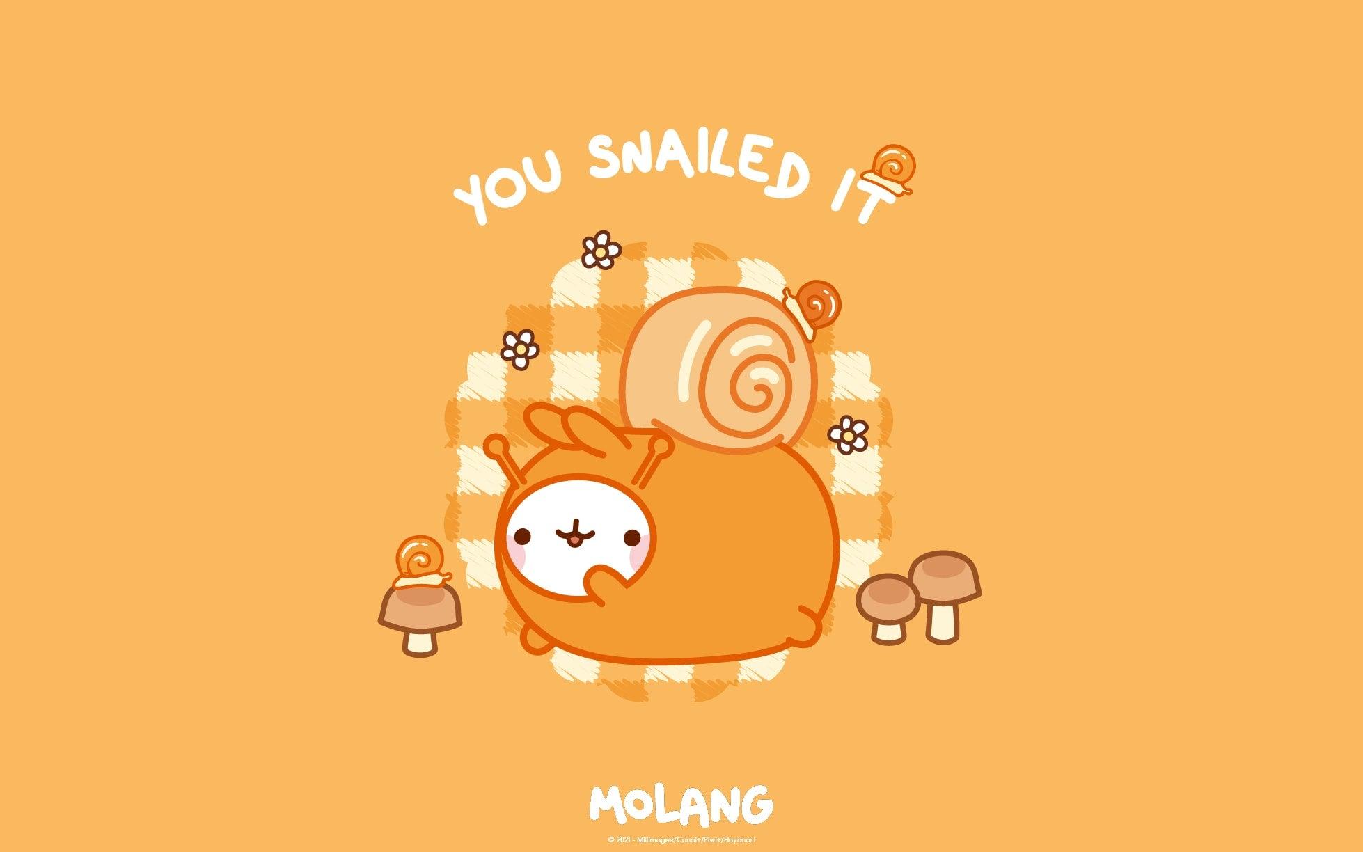 1958x1224 Molang Spring Desktop Wallpaper