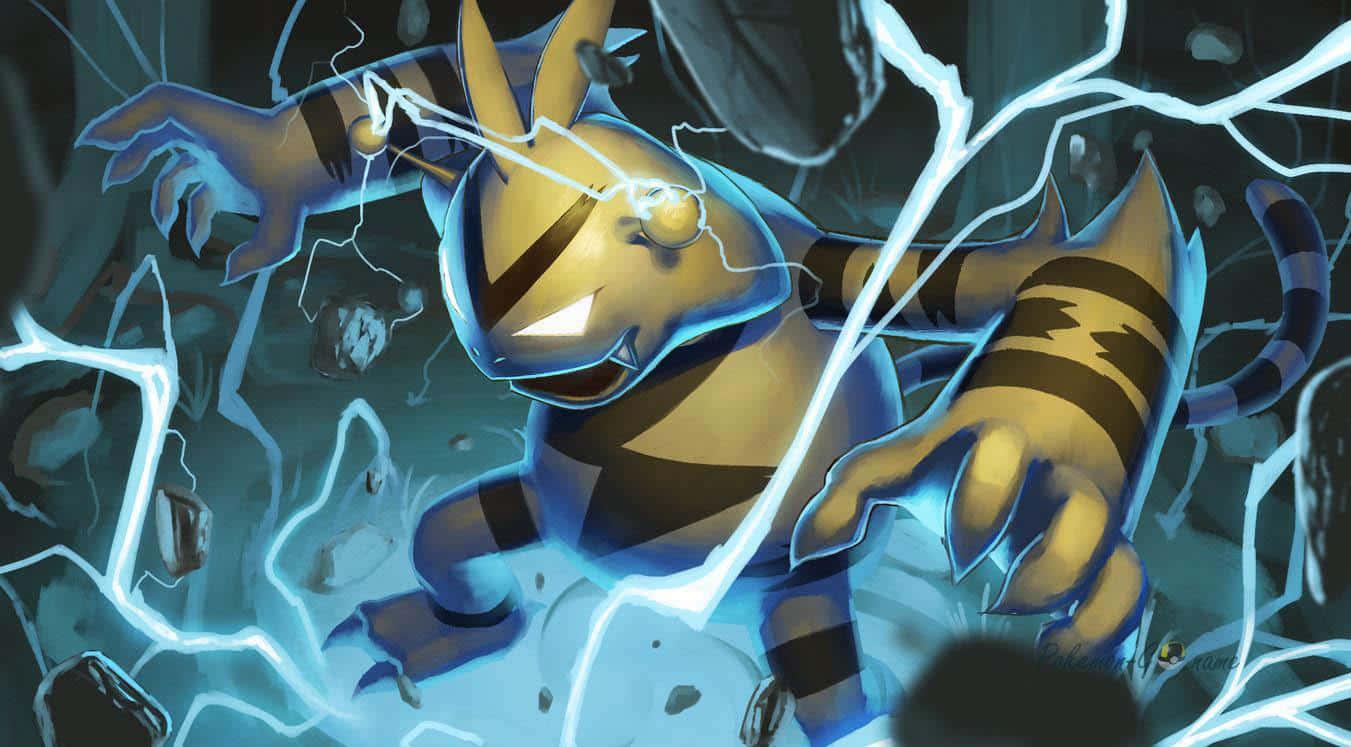1351x747 Download Electabuzz With Blue Thunder Wallpaper