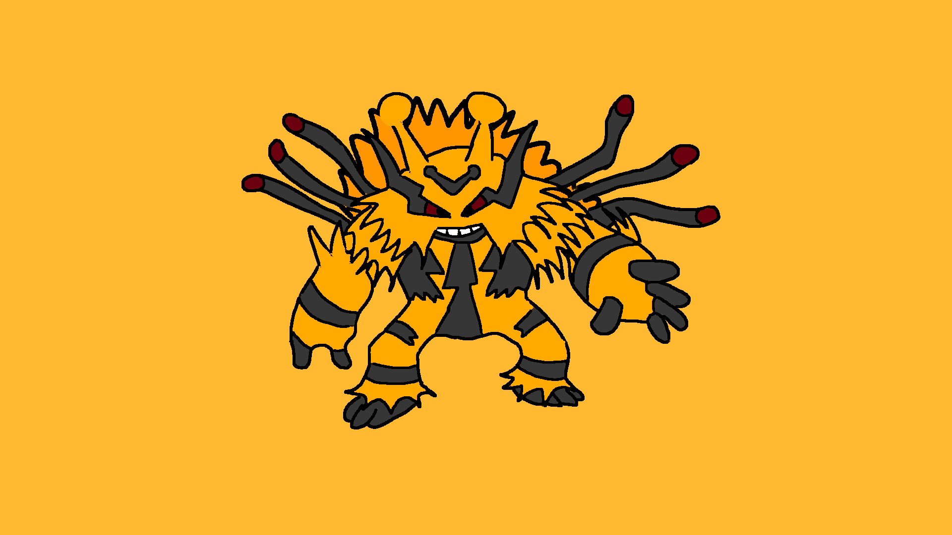 1920x1080 Mega Electivire OC Art