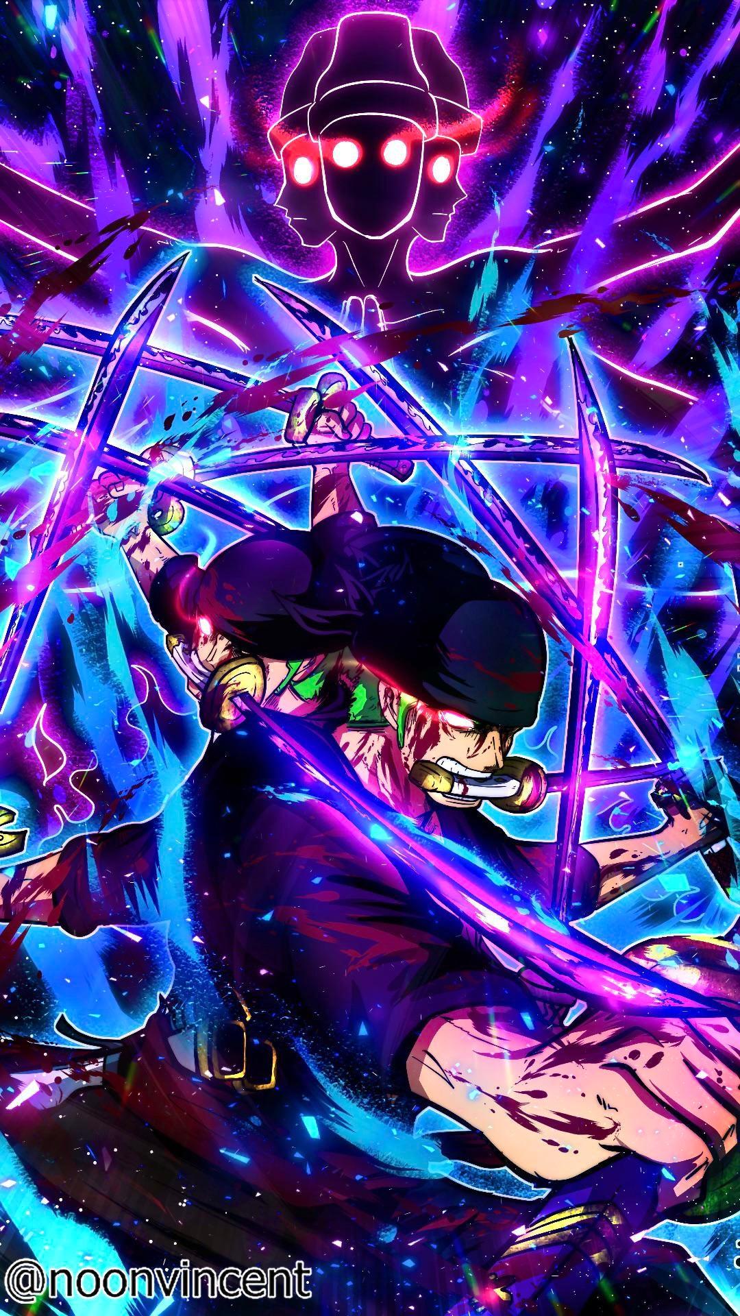 1080x1920 Zoro Ashura Wallpaper