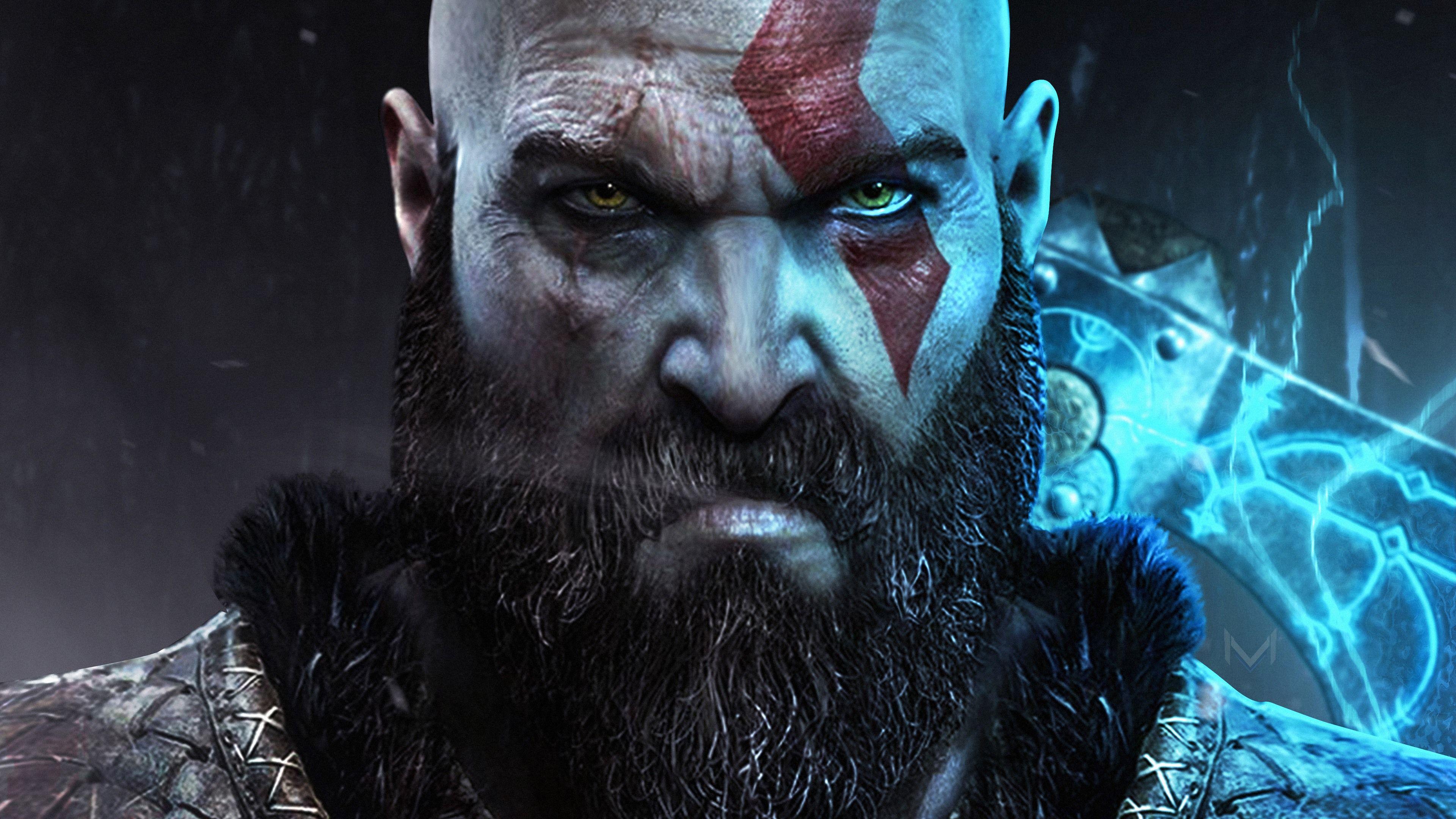 3840x2160 Kratos 4k Wallpaper