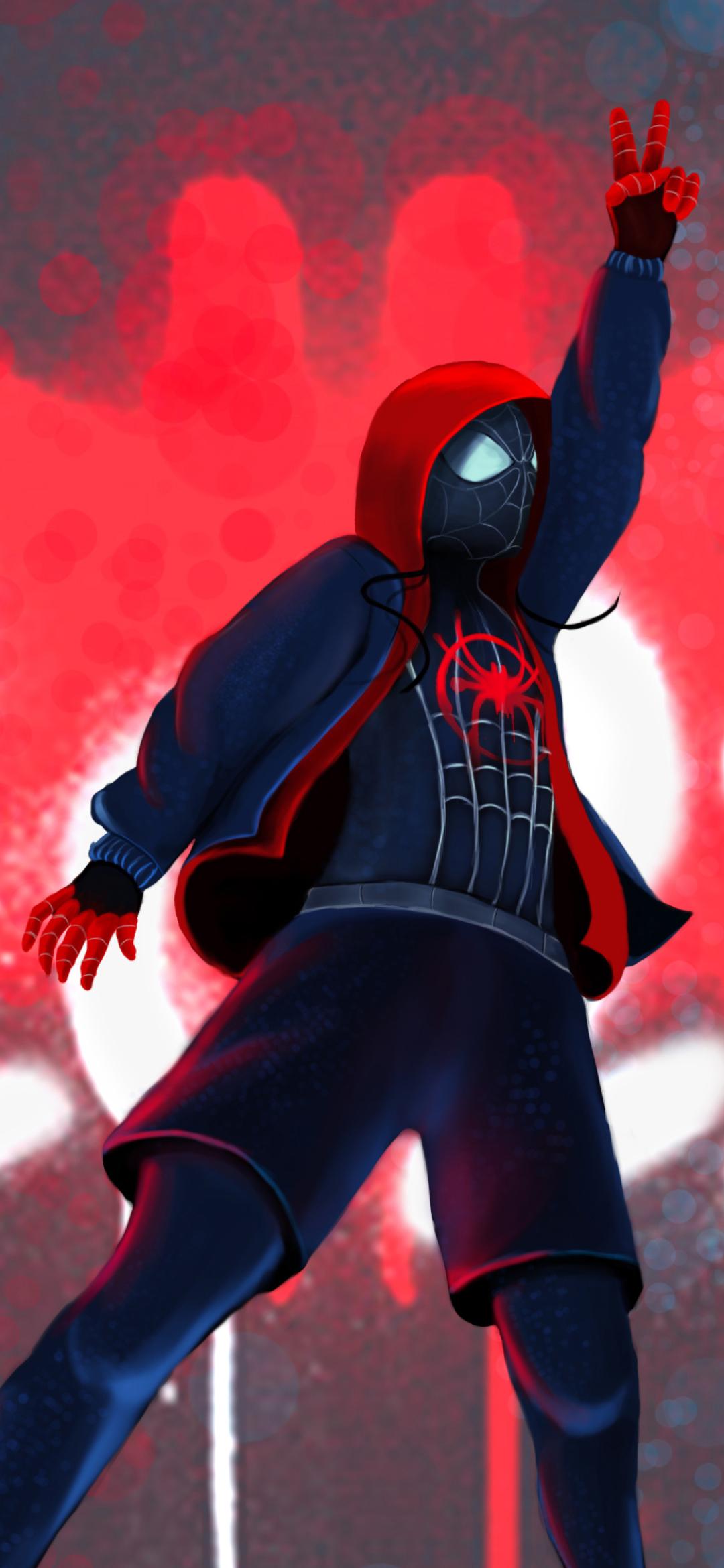 1080x2340 Download Spider Man Into The Spider Verse 2 wallpaper for mobile phone, free Spider Man Into The Spider Verse 2 HD picture