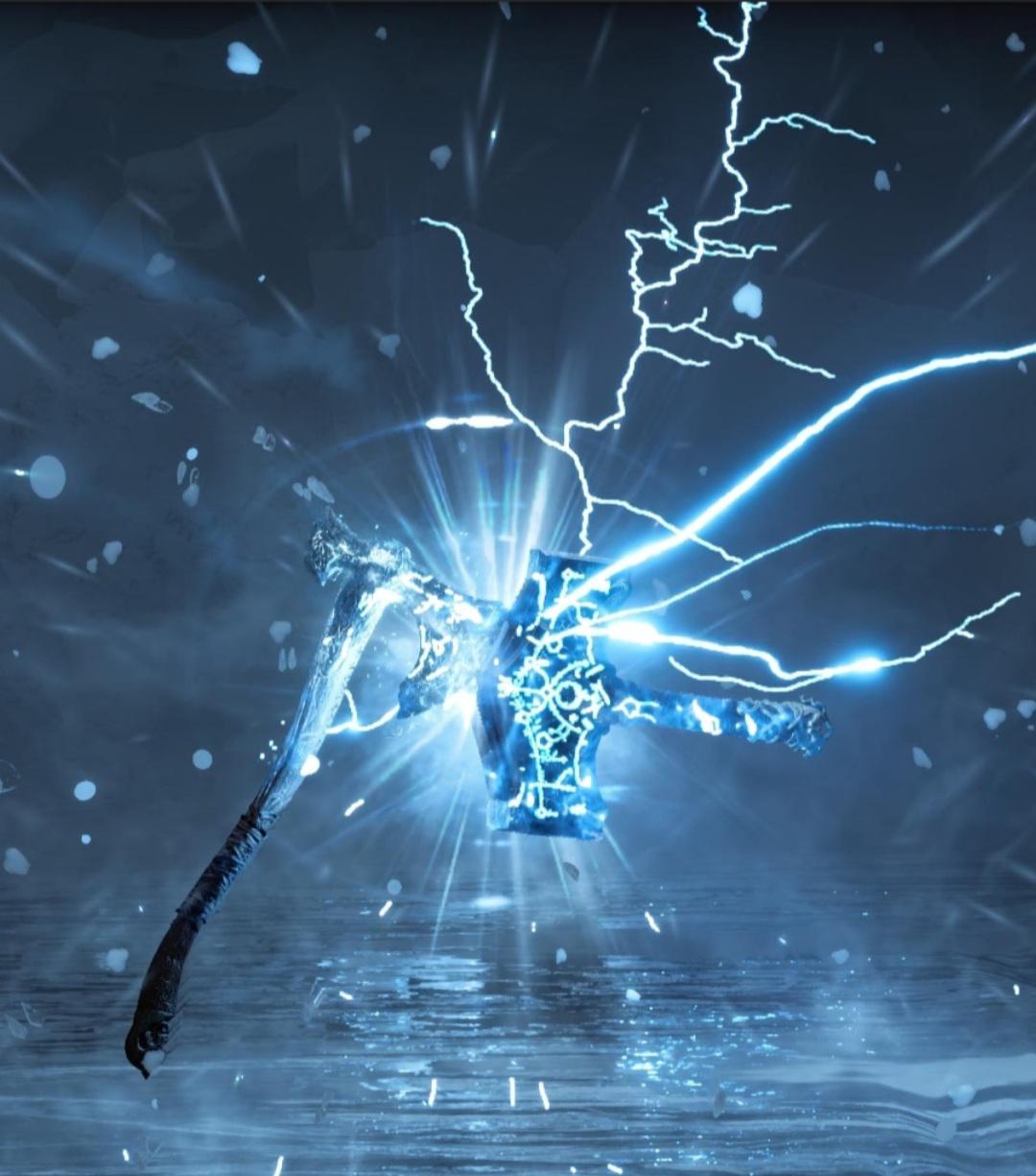 1080x1225 If the lady of the forge were to fuse leviathan axe and the mjolnir how strong would it be?
