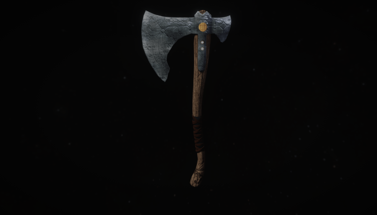 1278x728 Leviathan axe from the game God of war
