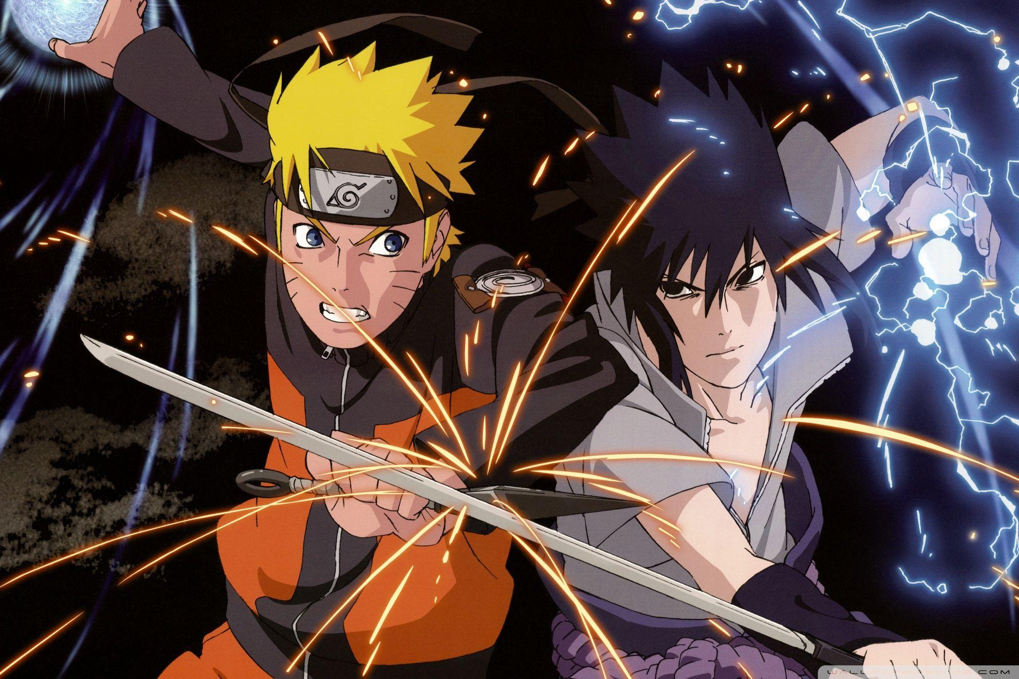 2000x1333 Naruto vs. Sasuke ❤ 4K HD Desktop Wallpaper for 4K Ultra HD TV
