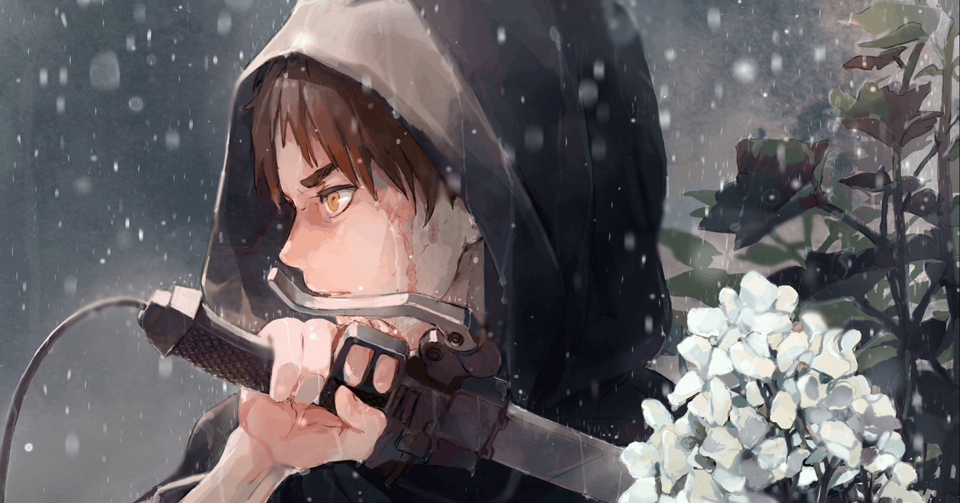 1912x1002 Eren Yeager 4k
