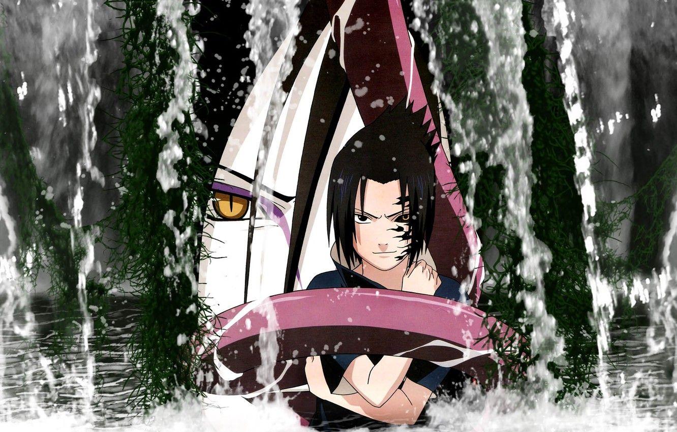 1332x850 Wallpaper anime, art, Sasuke, Naruto, Orochimaru image for desktop