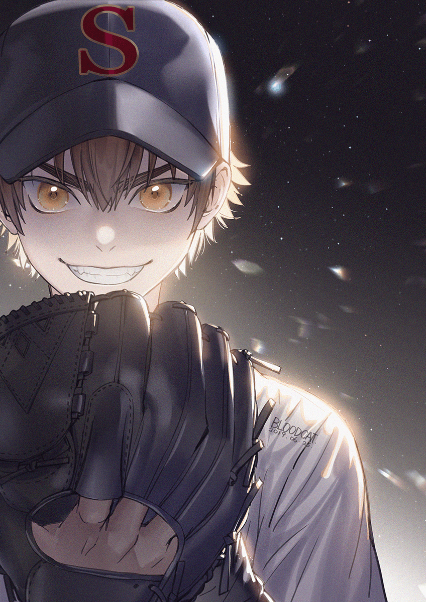 848x1200 Sawamura Eijun no Ace by Bloodcat Anime Image Board. Animasi, Gambar, Wattpad