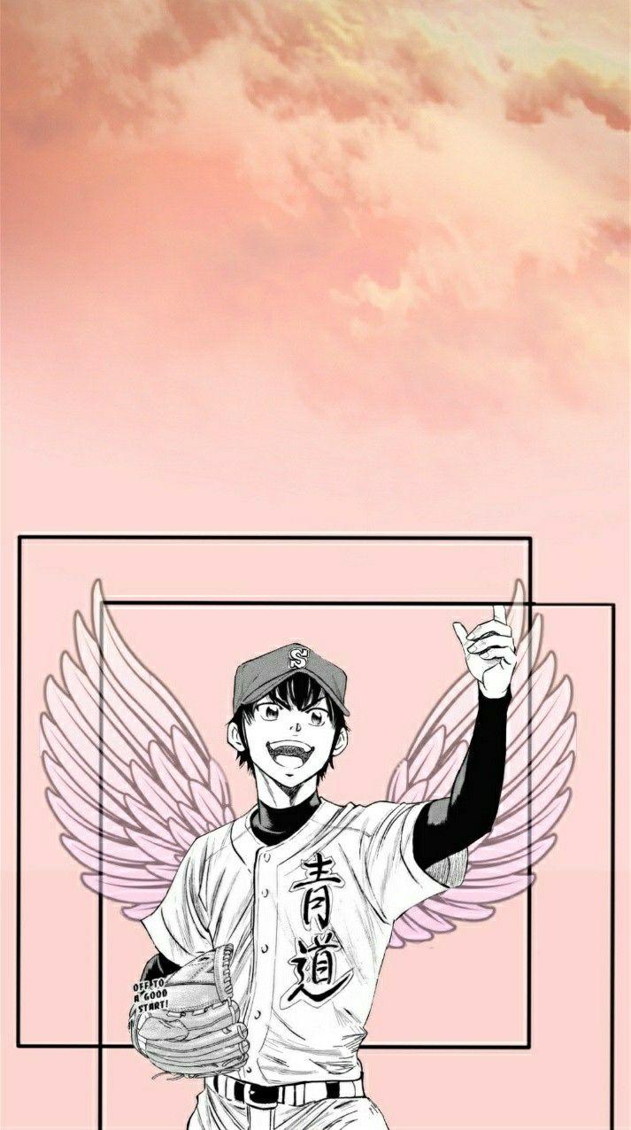 713x1276 Sawamura Eijun Diamond no Ace. Anime wallpaper, Anime, Ace of diamonds