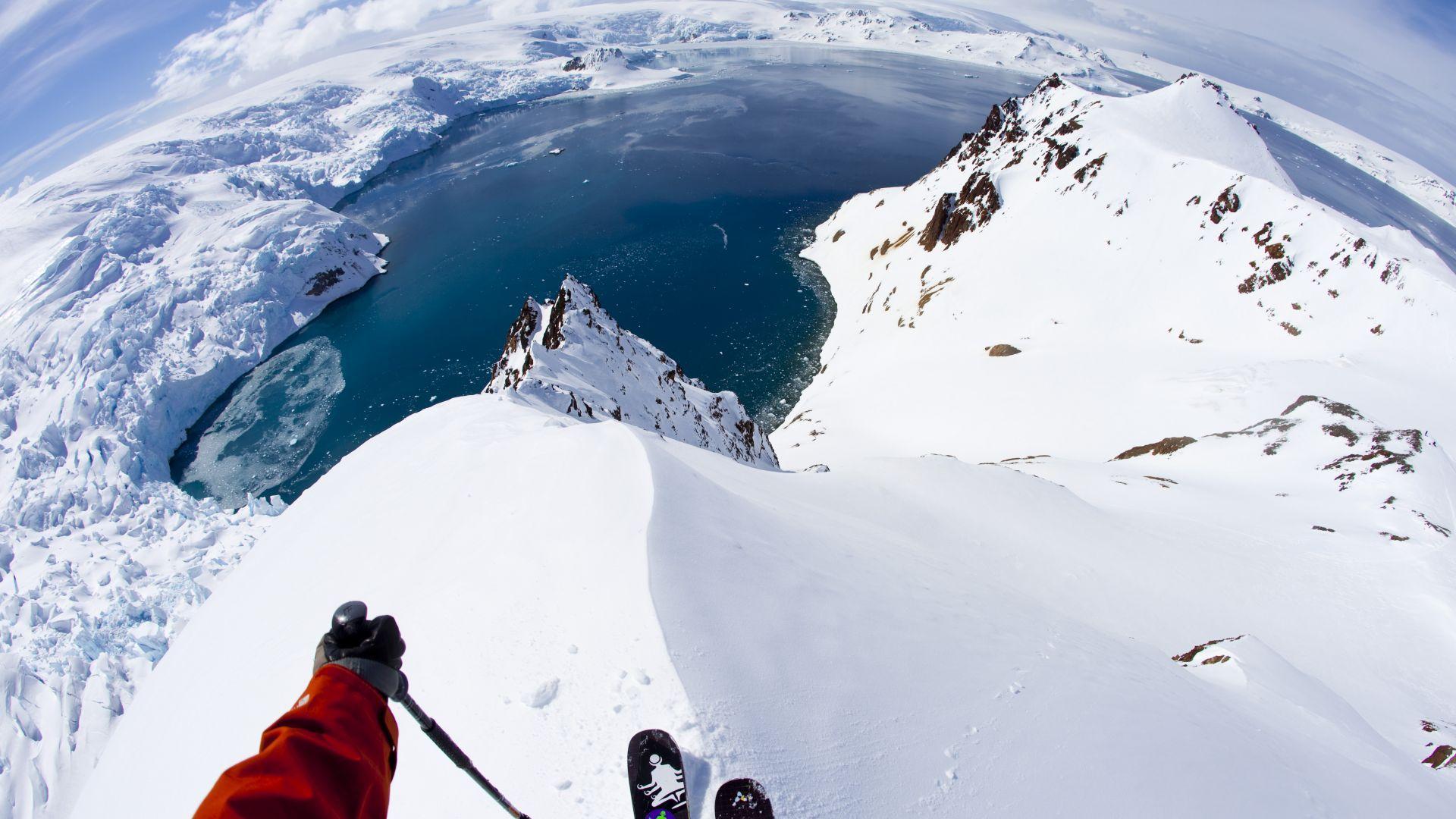 1920x1080 Wallpaper Antarctica, 5k, 4k wallpaper, 8k, skiing, travel, tourism