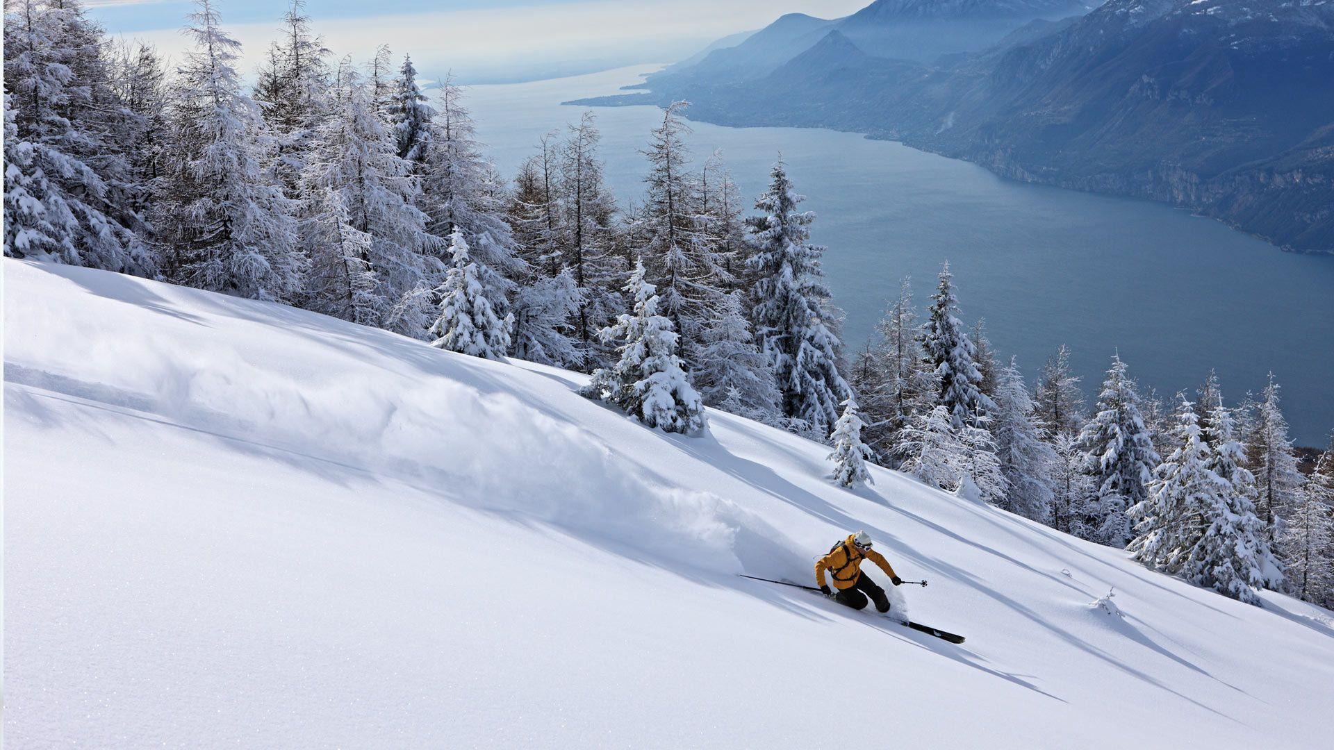 1920x1080 snow skiing wallpaper