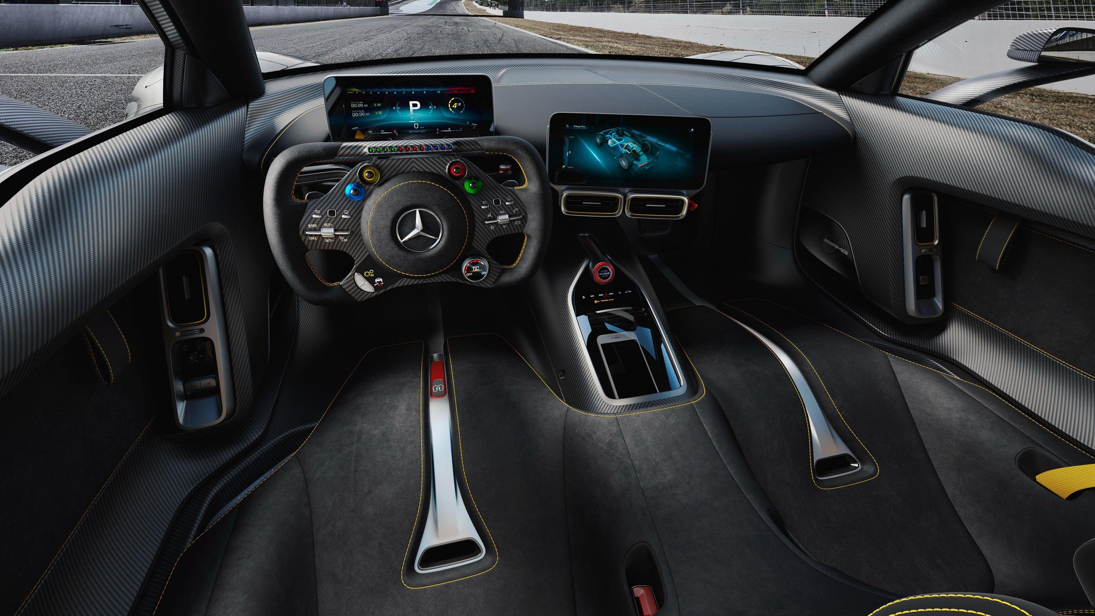 3840x2160 Mercedes AMG Project One 4K Interior Wallpaper. HD Car