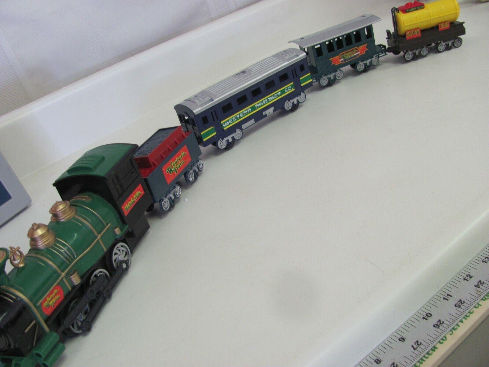 1600x1200 The Western Train Battery Operated Kids Toy Train Set Includes Tender 3 Cars