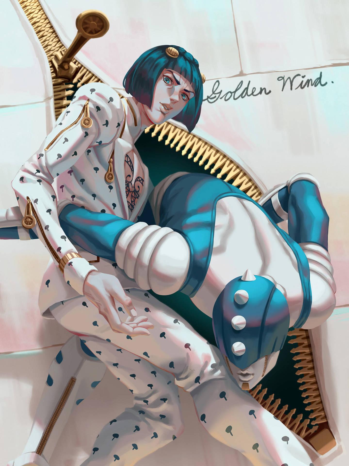 1439x1920 Download Jojo Bizarre Adventure Bruno Stand Zipper Wallpaper