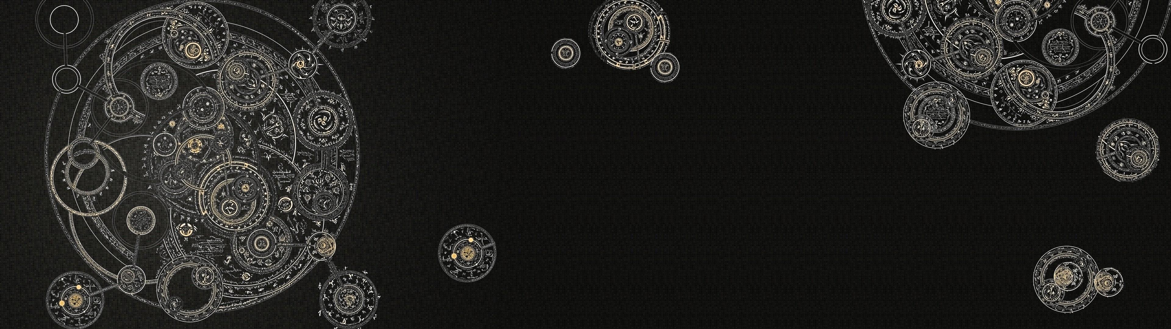 3840x1080 Abstract Multiple Display, HD Wallpaper