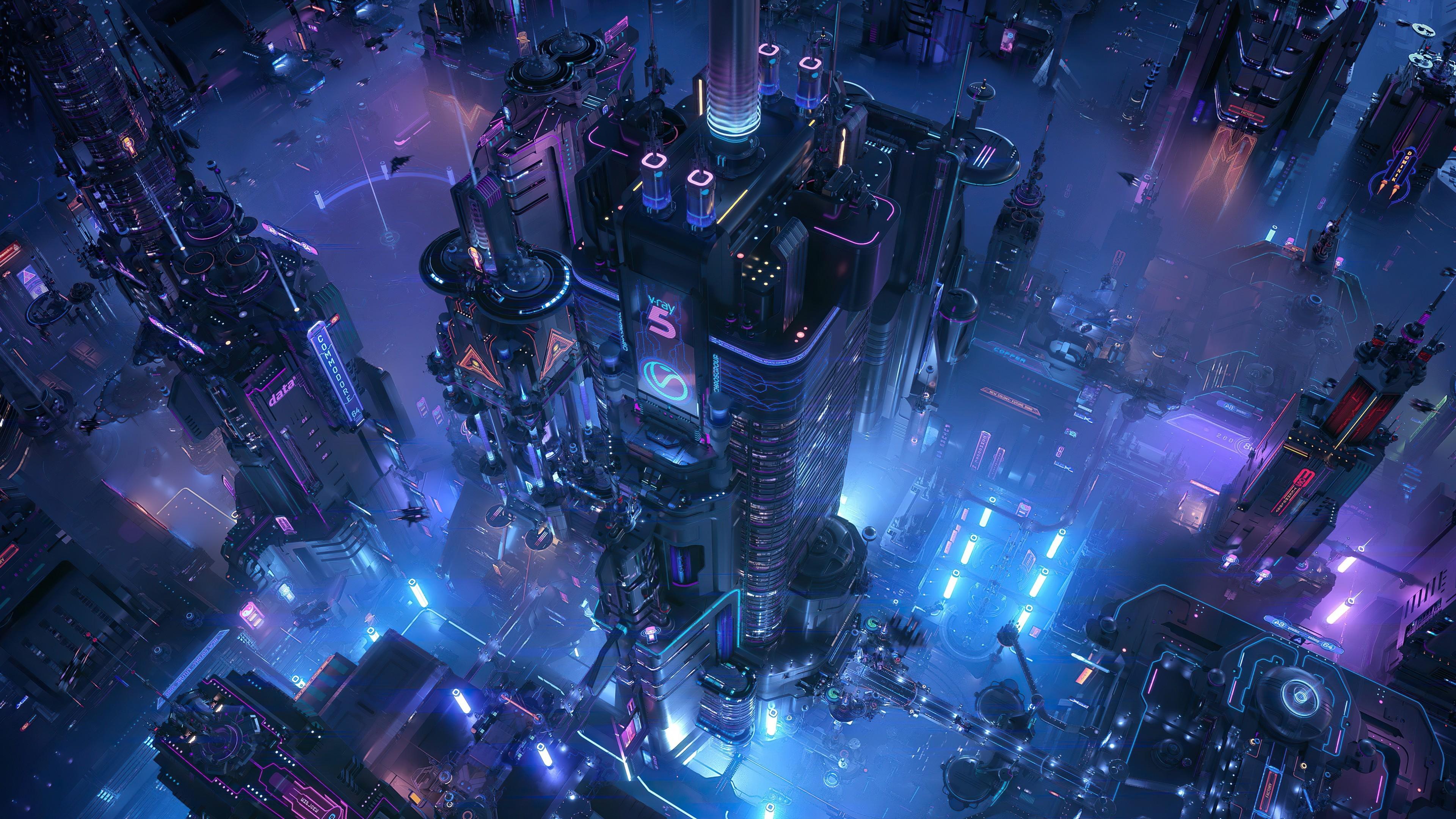 3840x2160 Futuristic Wallpaper