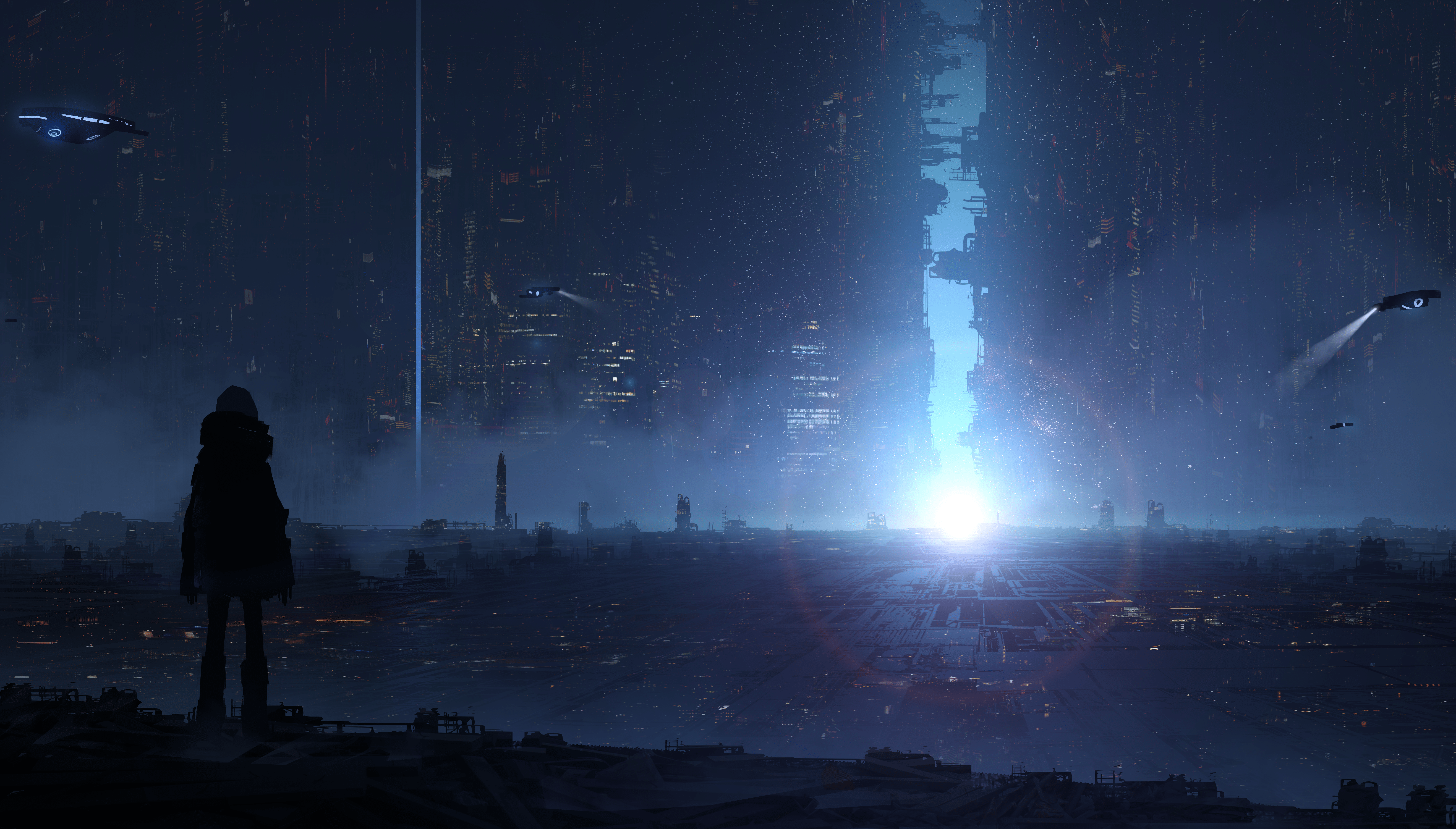 5267x3000 4K Futuristic Wallpaper and Background Image