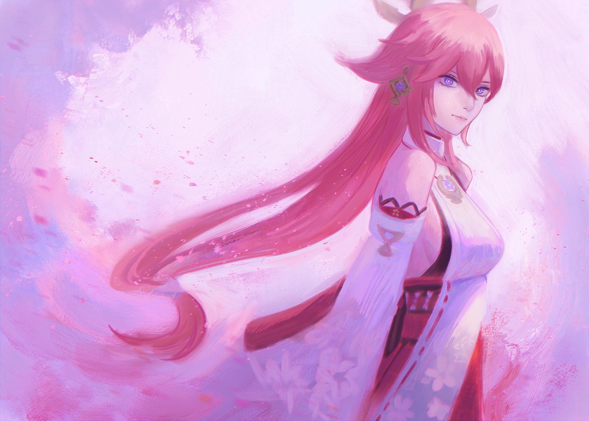 2000x1429 Yae Miko Guuji (Genshin Impact) wallpaper for desktop, download free Yae Miko Guuji (Genshin Impact) picture and background for PC