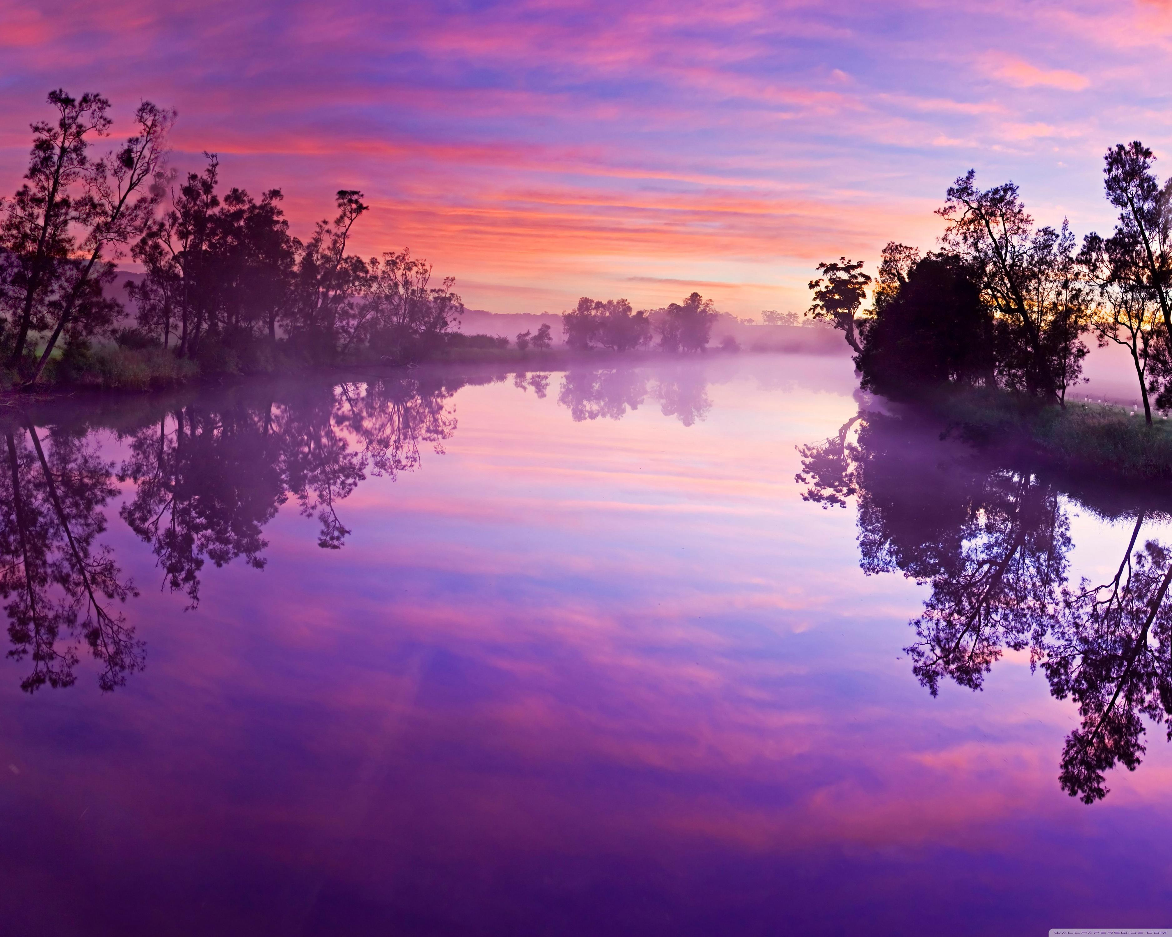 3750x3000 Purple River Reflection Ultra HD Desktop Background Wallpaper for : Widescreen & UltraWide Desktop & Laptop : Multi Display, Dual Monitor : Tablet