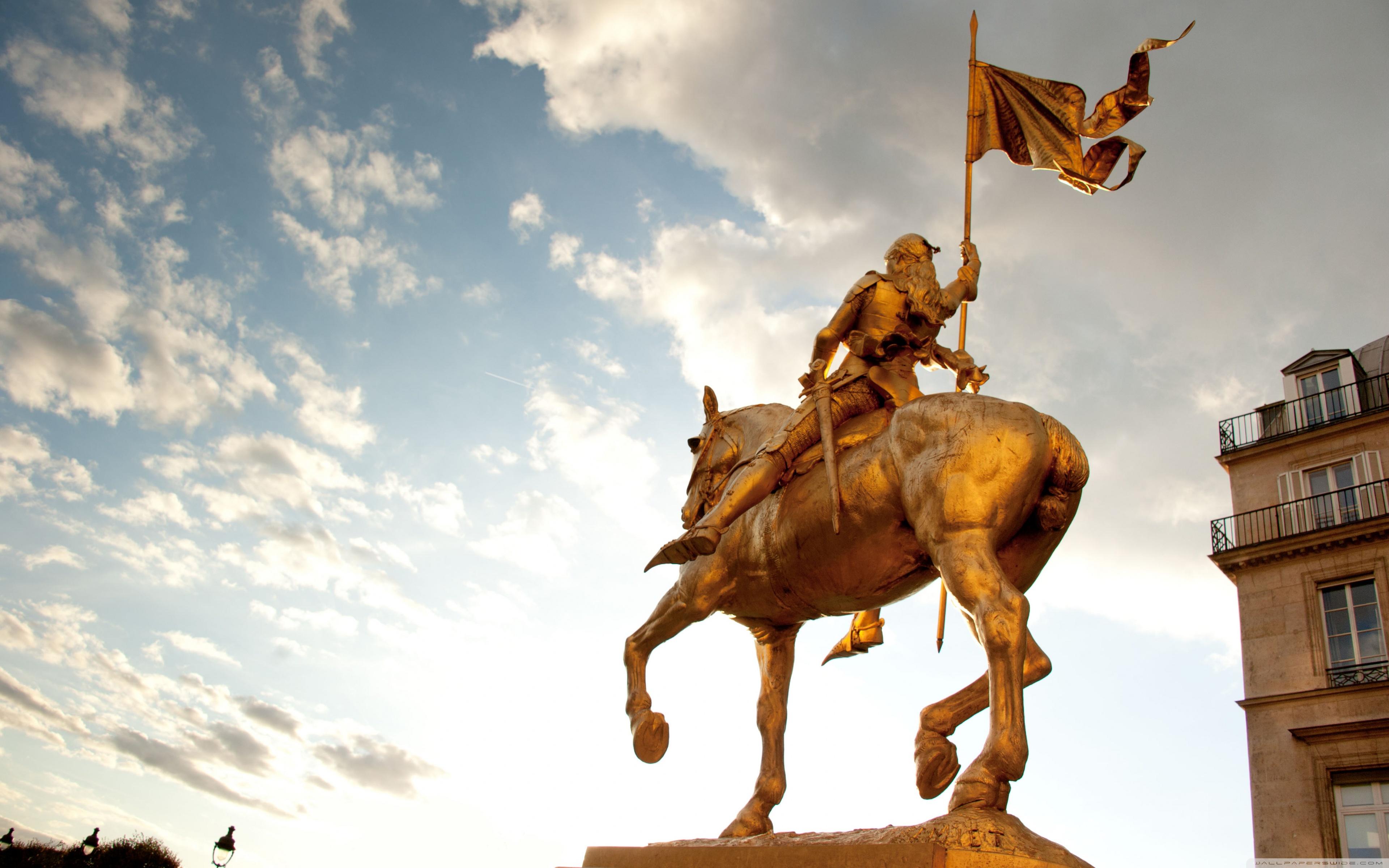 3840x2400 Joan Of Arc Statue At Place Des Pyramides, Paris Ultra HD Desktop Background Wallpaper for 4K UHD TV : Widescreen & UltraWide Desktop & Laptop : Tablet