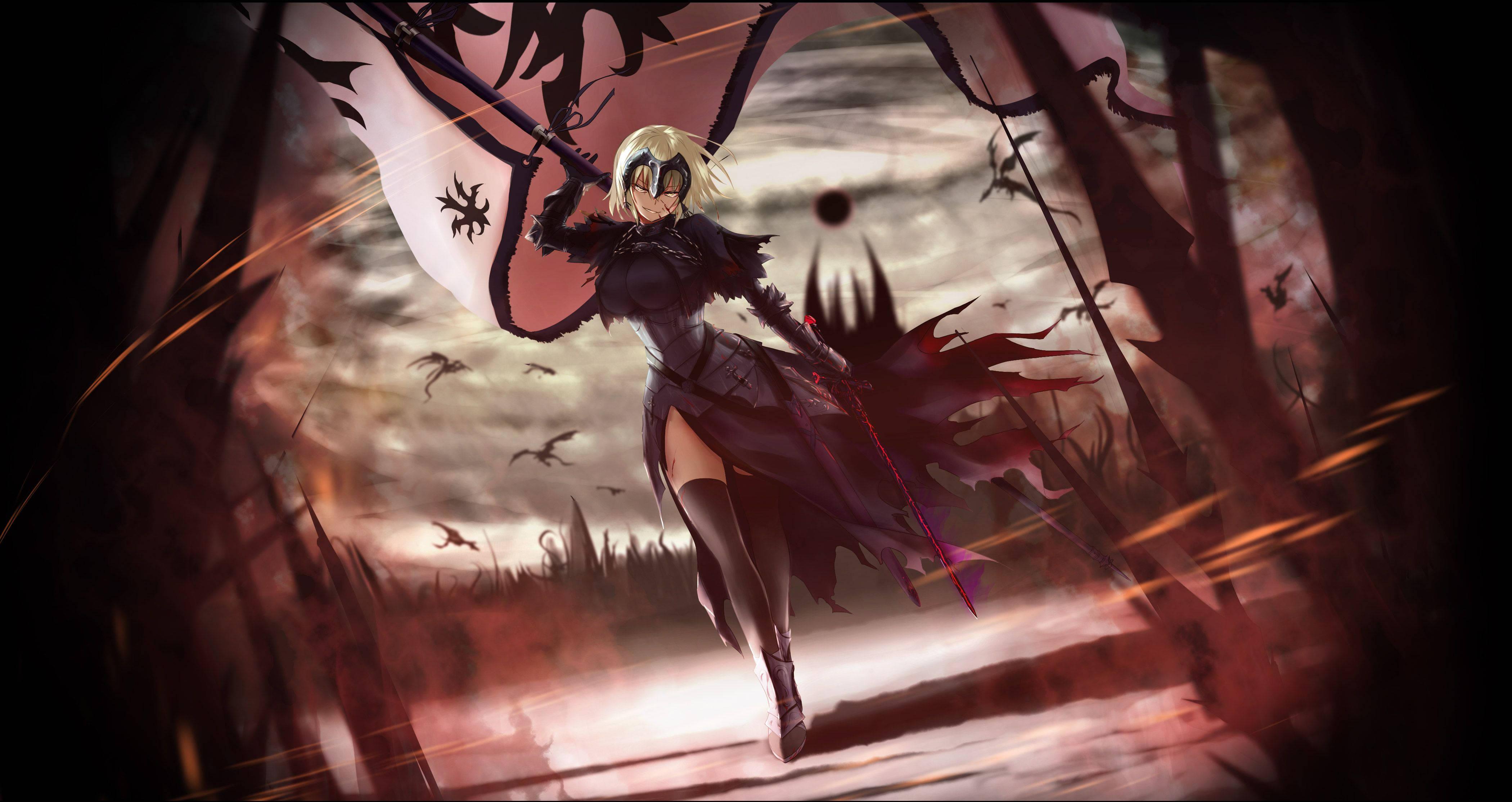 4200x2228 Download Joan Of Arc Fate Apocrypha Wallpaper