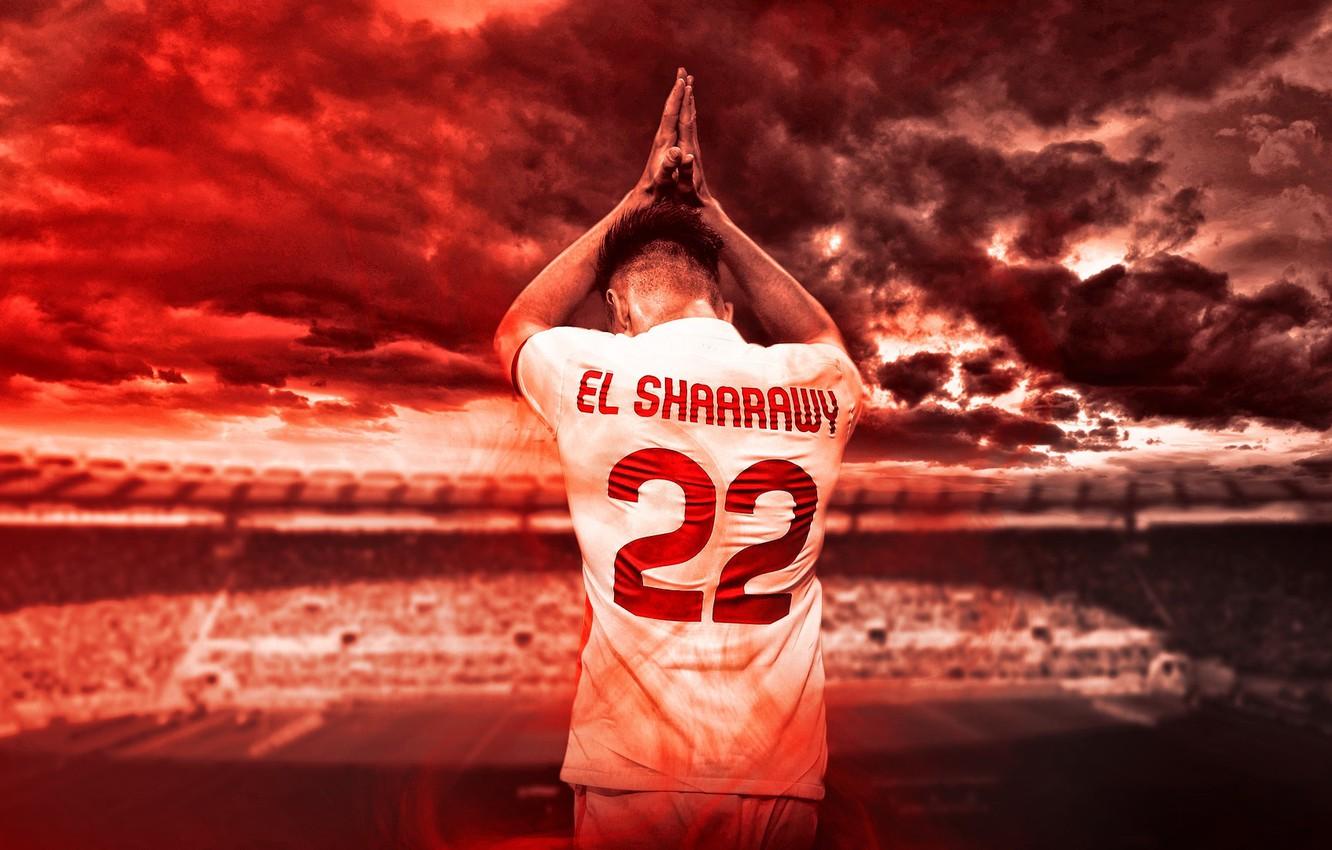 1332x850 Wallpaper wallpaper, sport, stadium, football, player, AS Roma, Stephan El Shaarawy, The Olympic Stadium image for desktop, section спорт