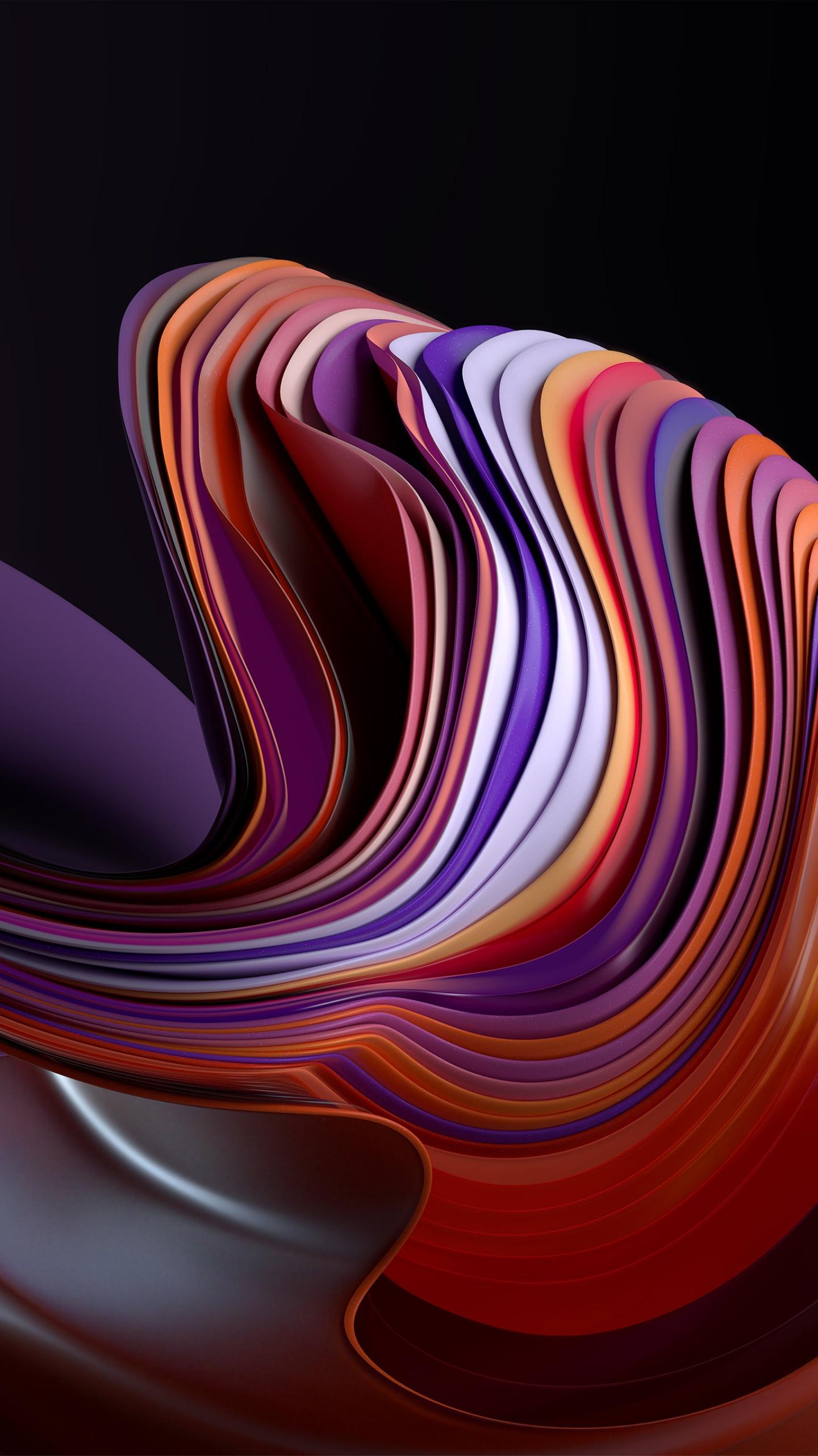 1440x2560 Windows 11 Wallpaper 4K, Dark Mode, Stock, Abstract
