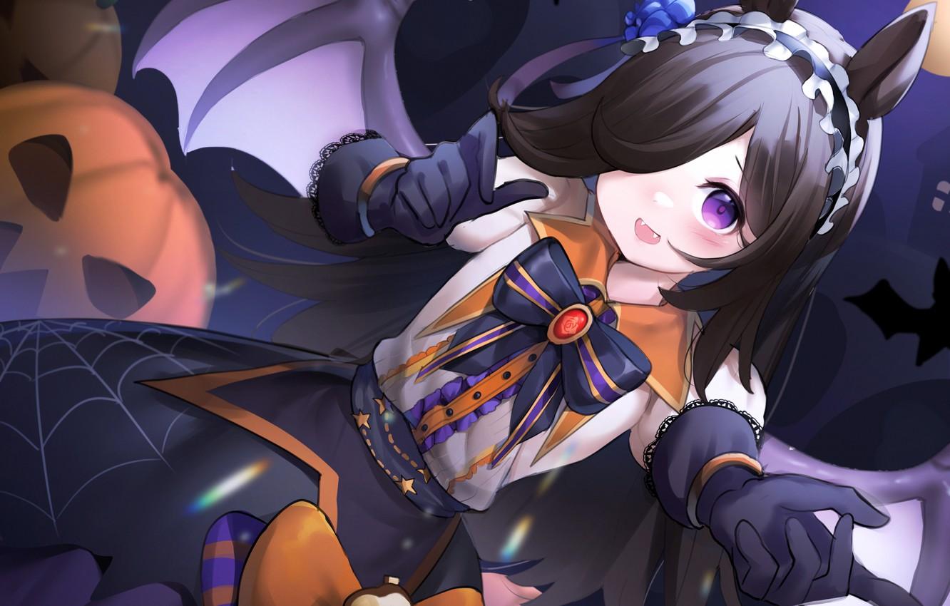 1332x850 Wallpaper girl, Halloween, Uma Musume: Pretty Derby, Rice Shower image for desktop, section арт