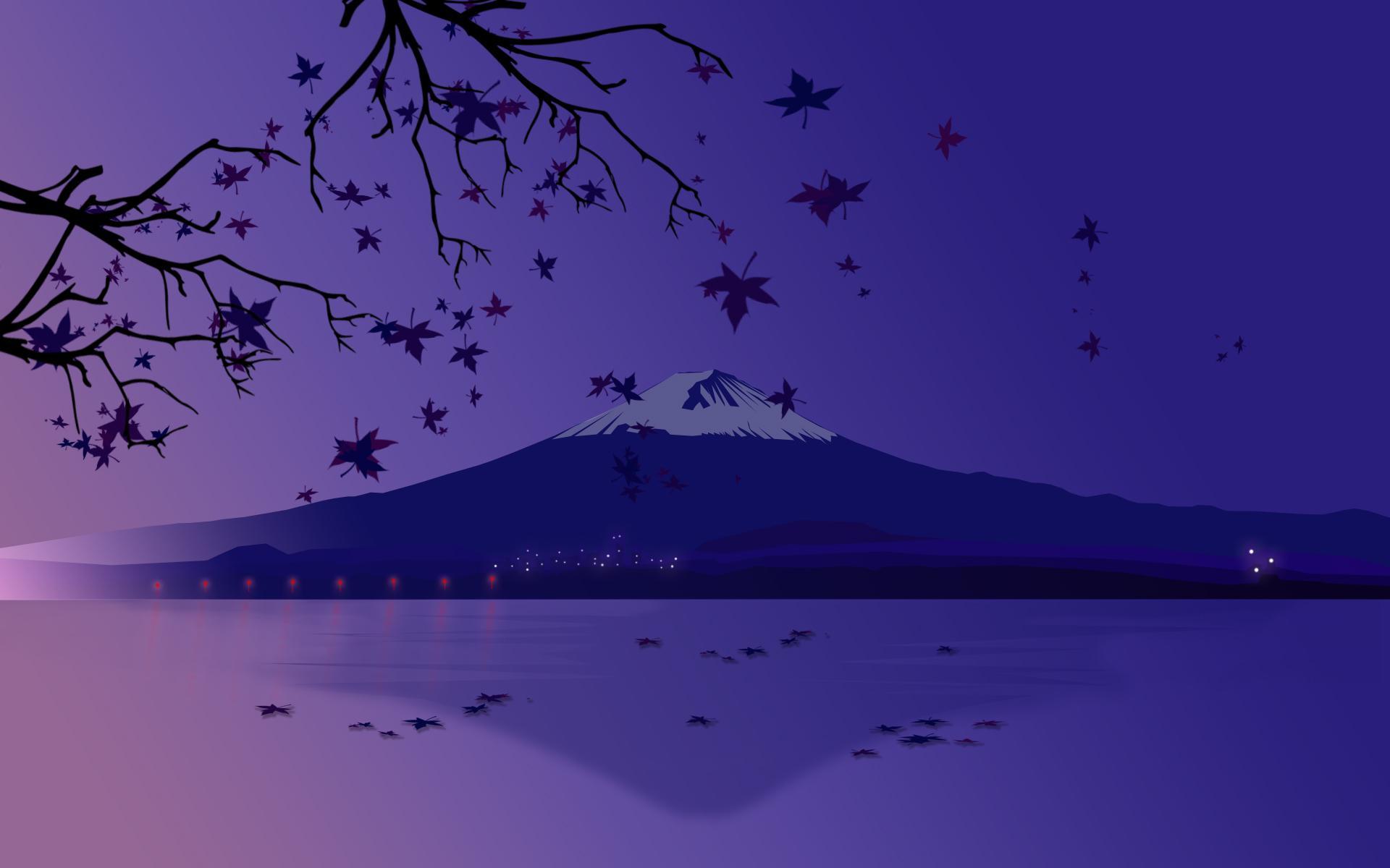 Mount Fuji Purple Wallpapers Top Free Mount Fuji Purple Backgrounds WallpaperAccess