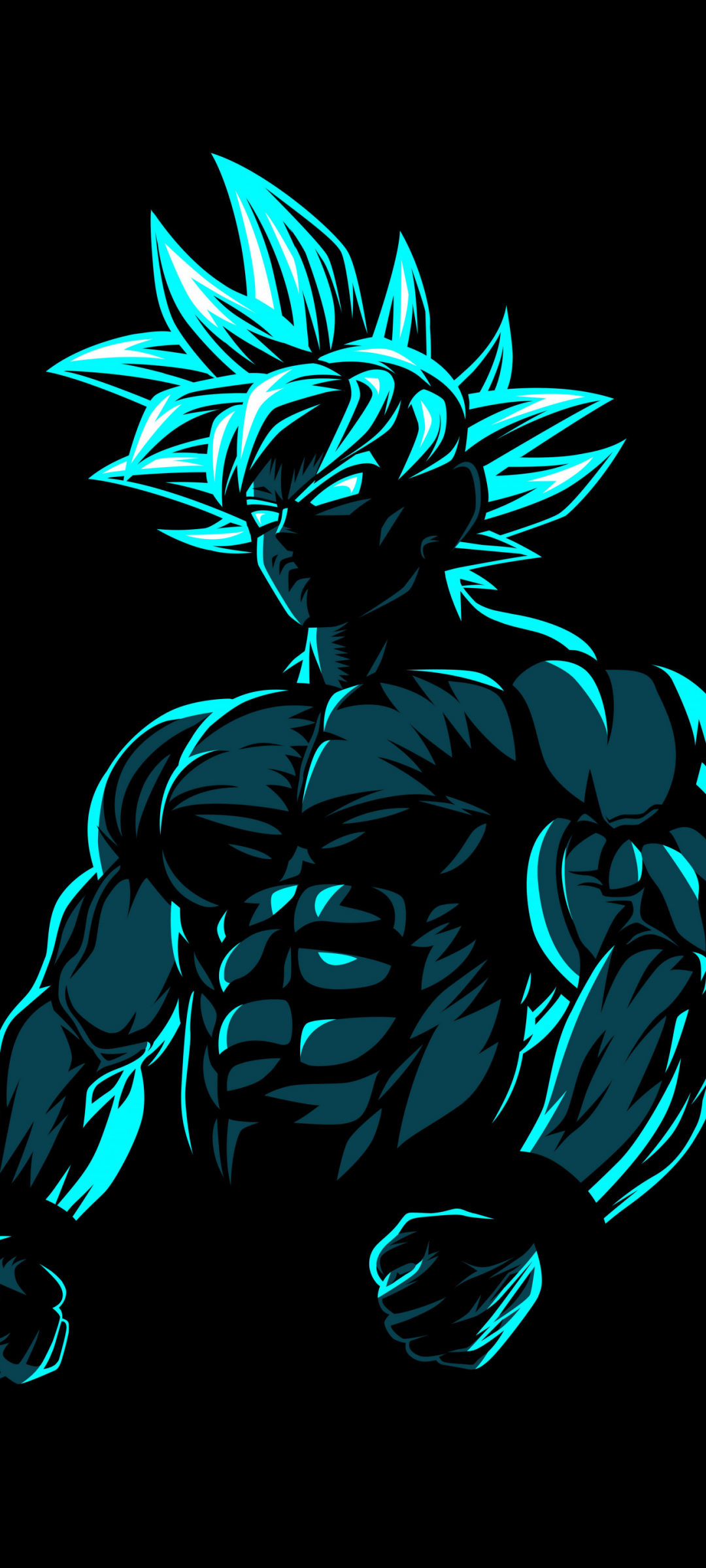 1080x2400 Goku Wallpaper 4K, Beast Mode, AMOLED, Black Dark
