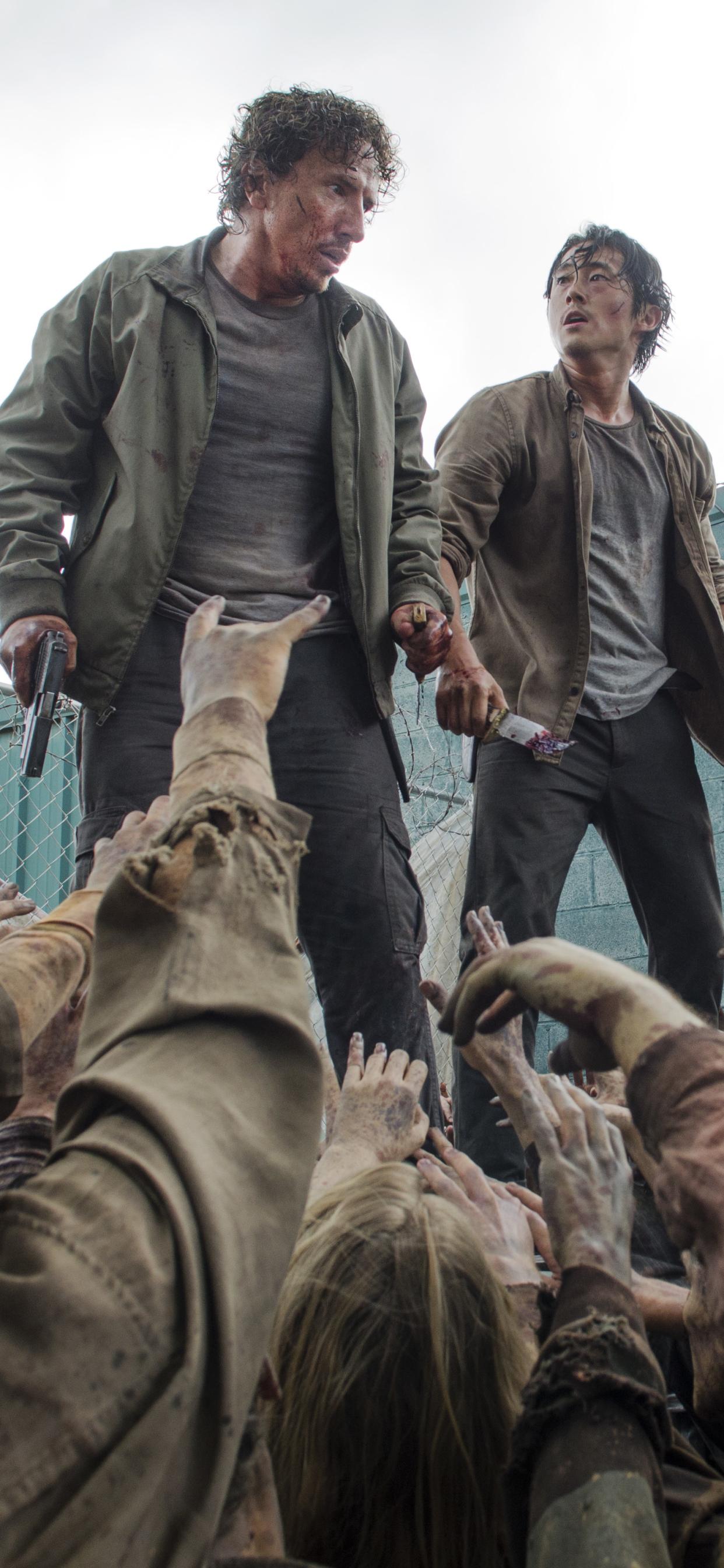 1242x2688 Mobile wallpaper: Tv Show, Zombie, The Walking Dead, Glenn Rhee, Steven Yeun, 1331702 download the picture for free