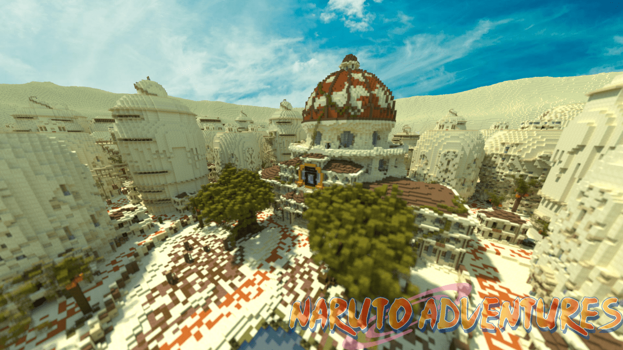 1280x720 Naruto Adventures, [Sunagakure] Minecraft Map