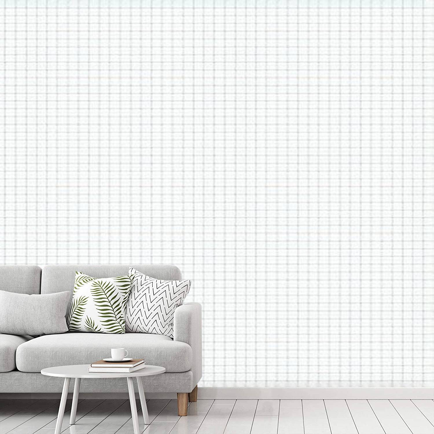 1500x1500 Peel and Stick Wallpaper Thin line GRAP Paper Grid Lines Plotting Paper Texture Squares Self Adhesive Removable and Contact Paper for Room Home Bedroom Living Room Decoration Mural Wall Paper