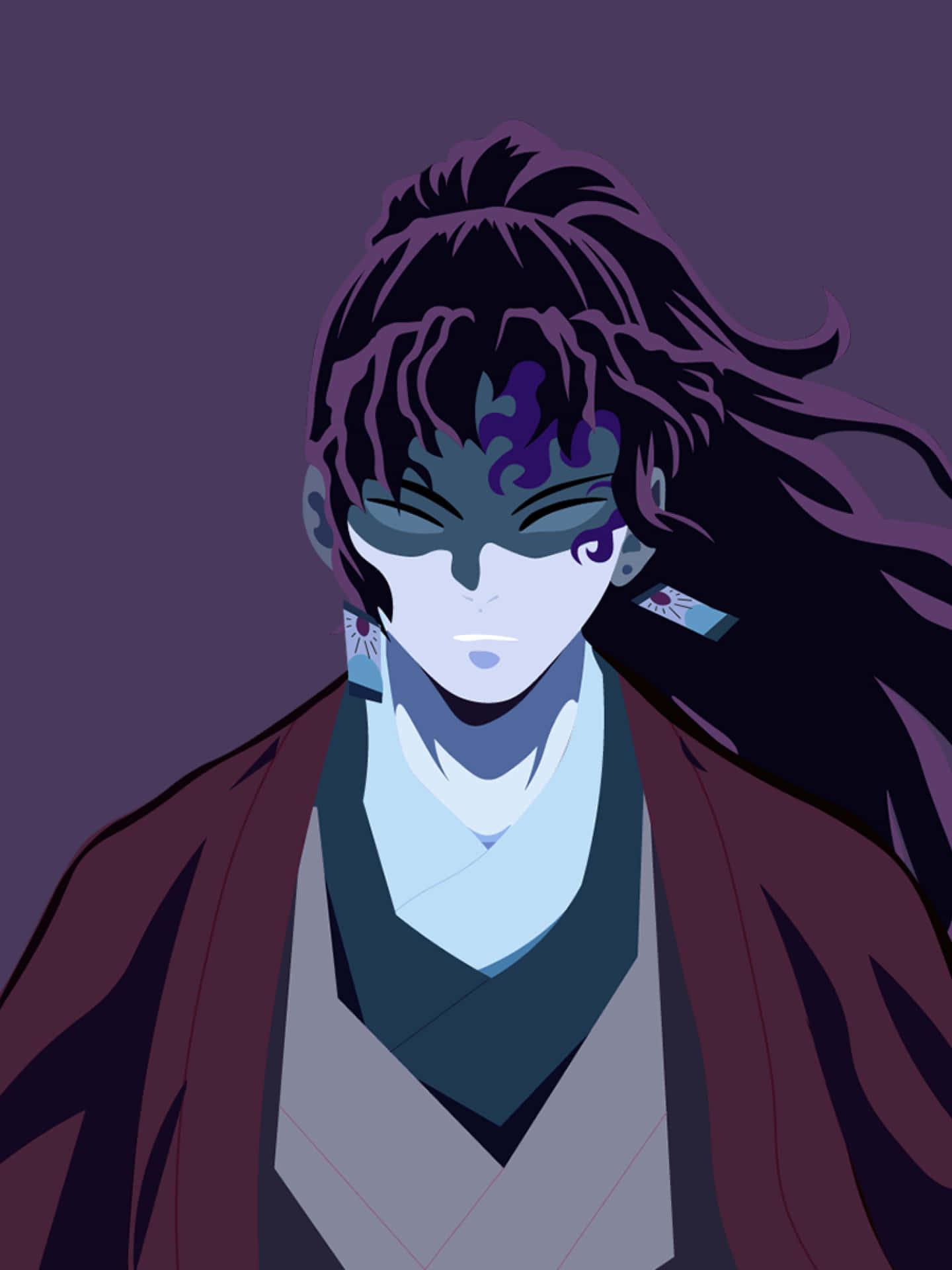 1440x1920 Download Yoriichi Tsugikuni unleashing a blazing blaze of fire with his swords Wallpaper
