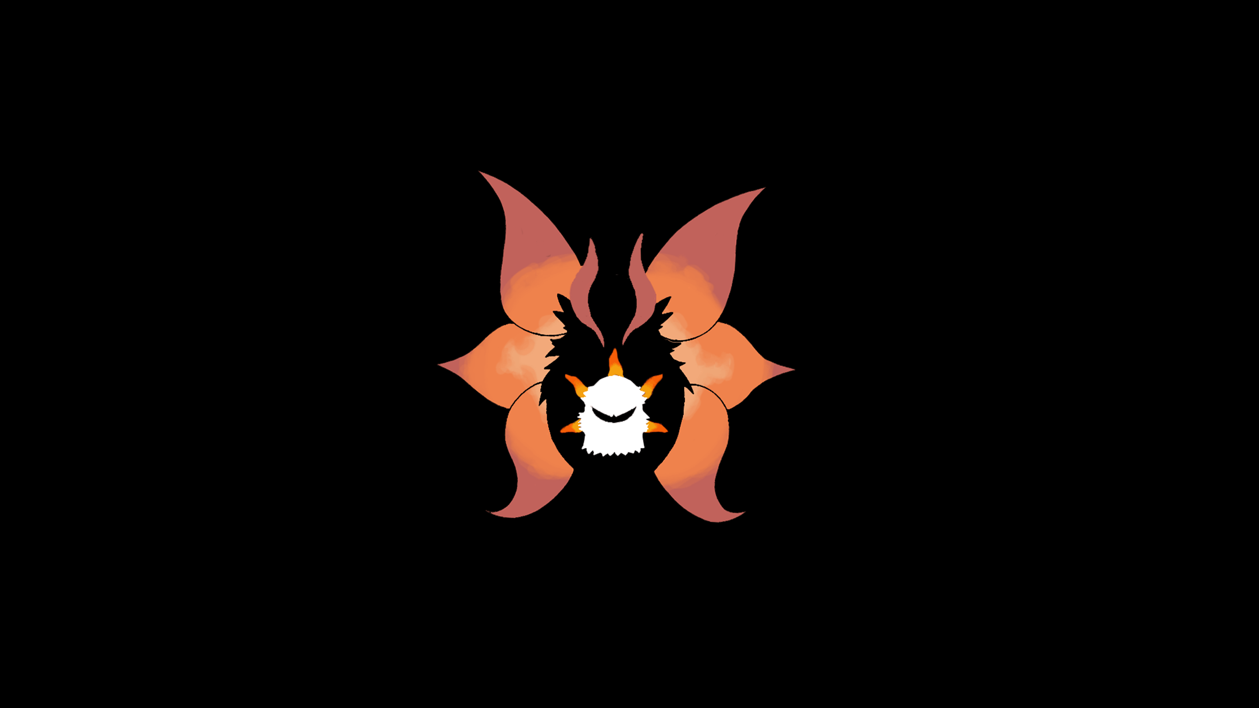 2560x1440 Larvesta Volcarona Background